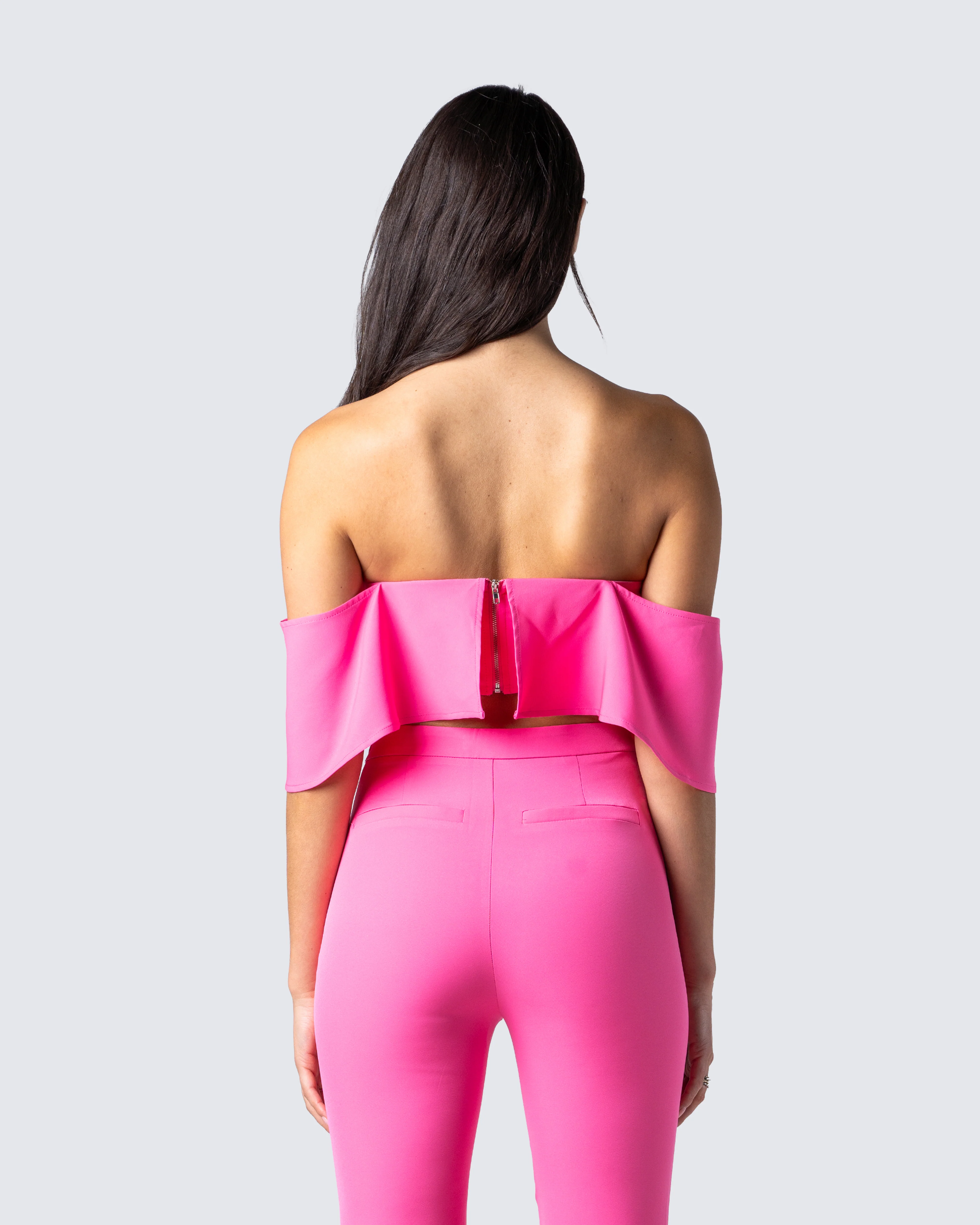 Maro Pink Off Shoulder Top - Image 6