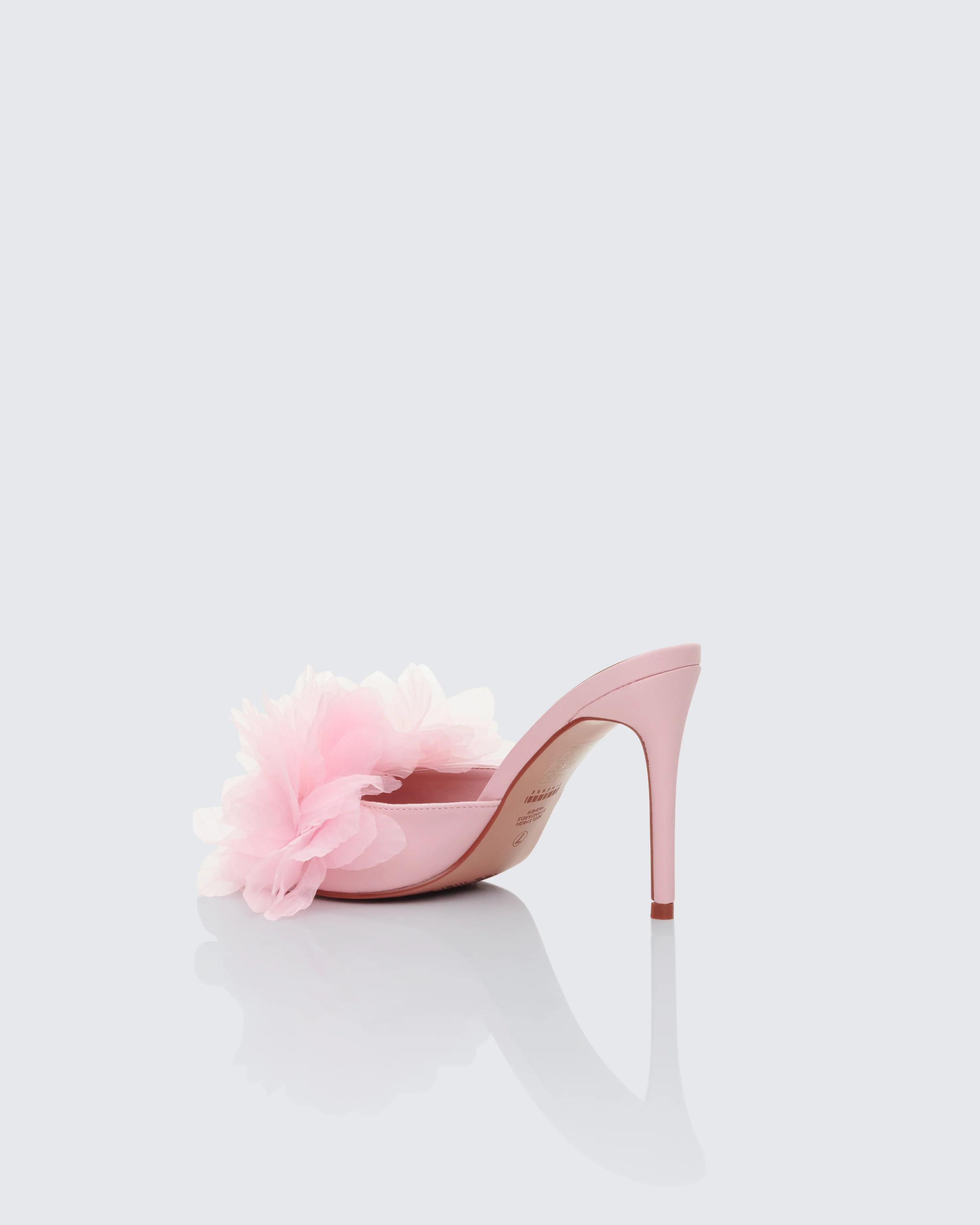 Maryam Baby Pink Floral Bedroom Slipper Sandal - Image 3