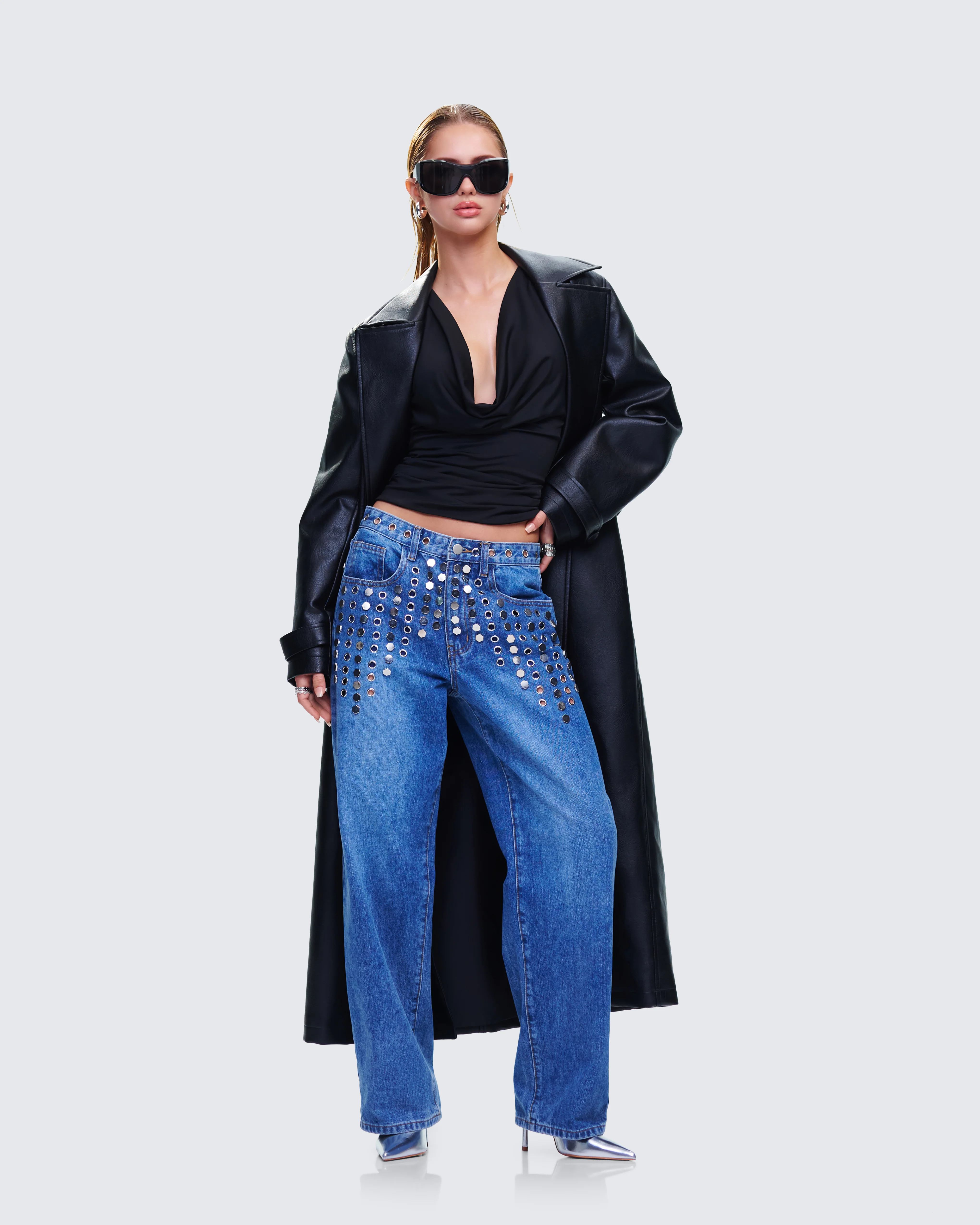 Mavi Vegan Leather Set - Image 5