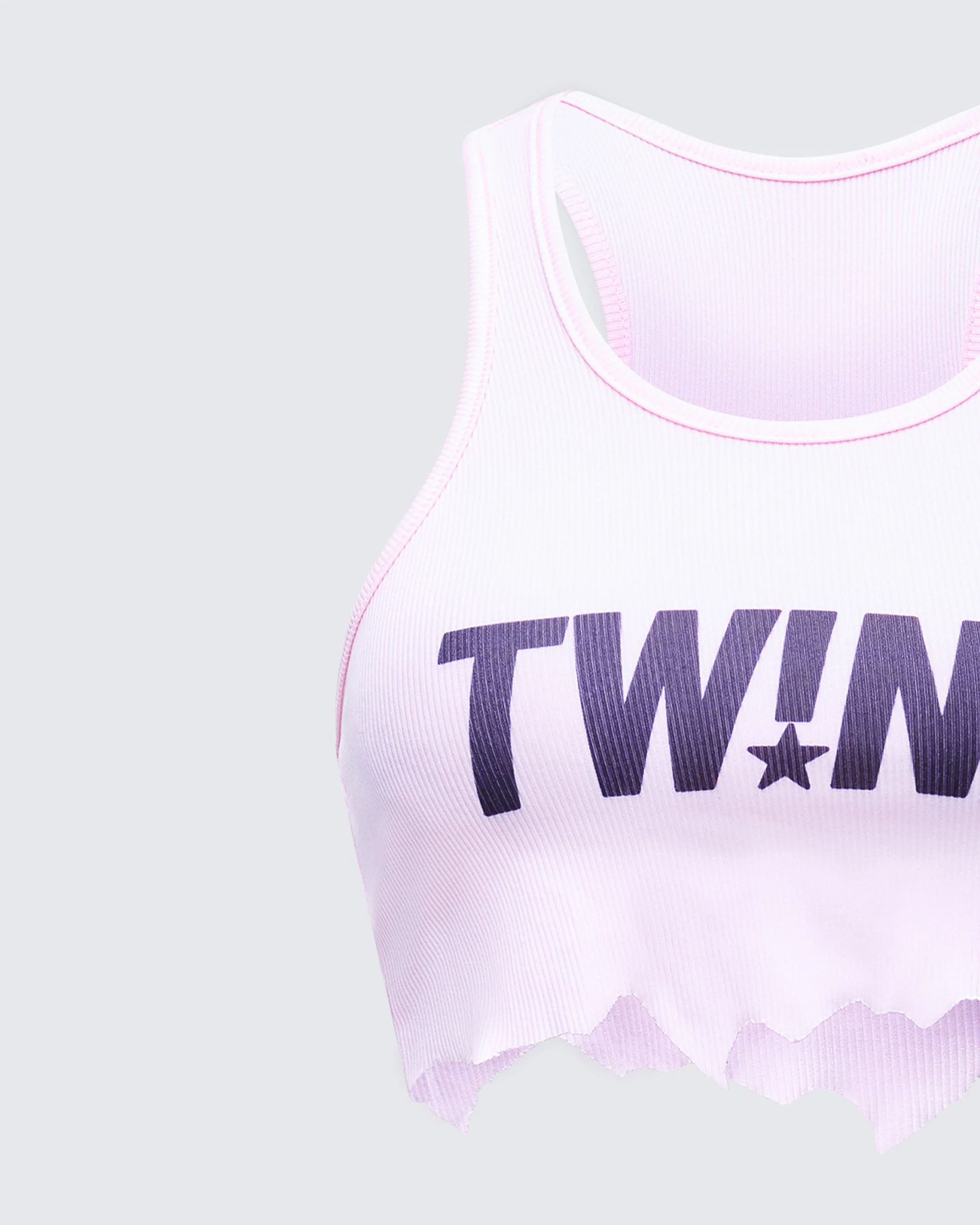 Maxine Pink Graphic Cut Off Tank - Image 6