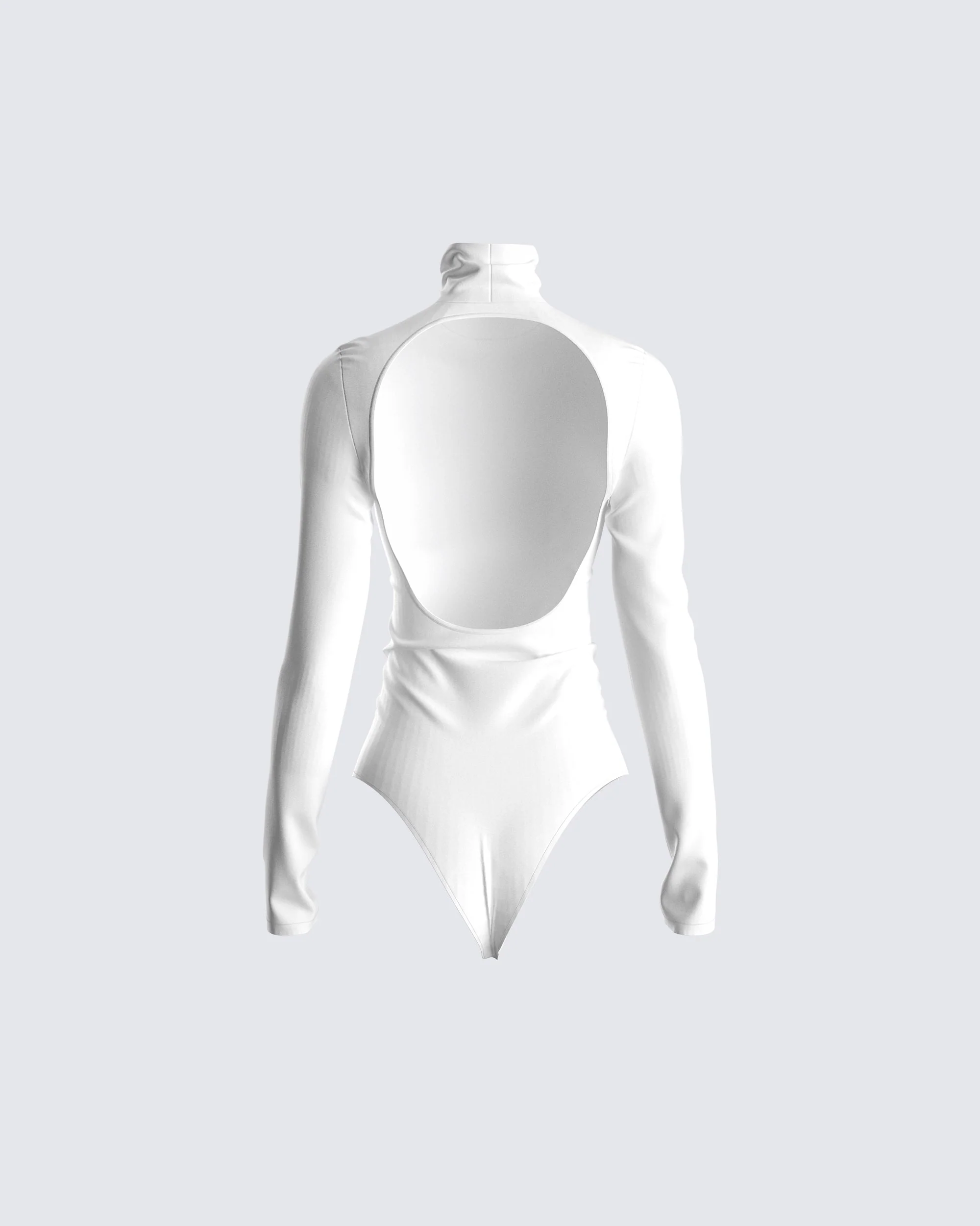 Meghan White Backless Bodysuit - Image 3
