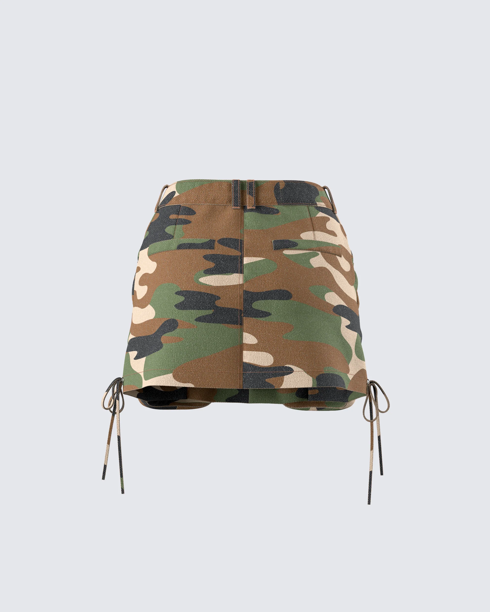Merida Camo Zip Pocket Mini Skirt - Image 3