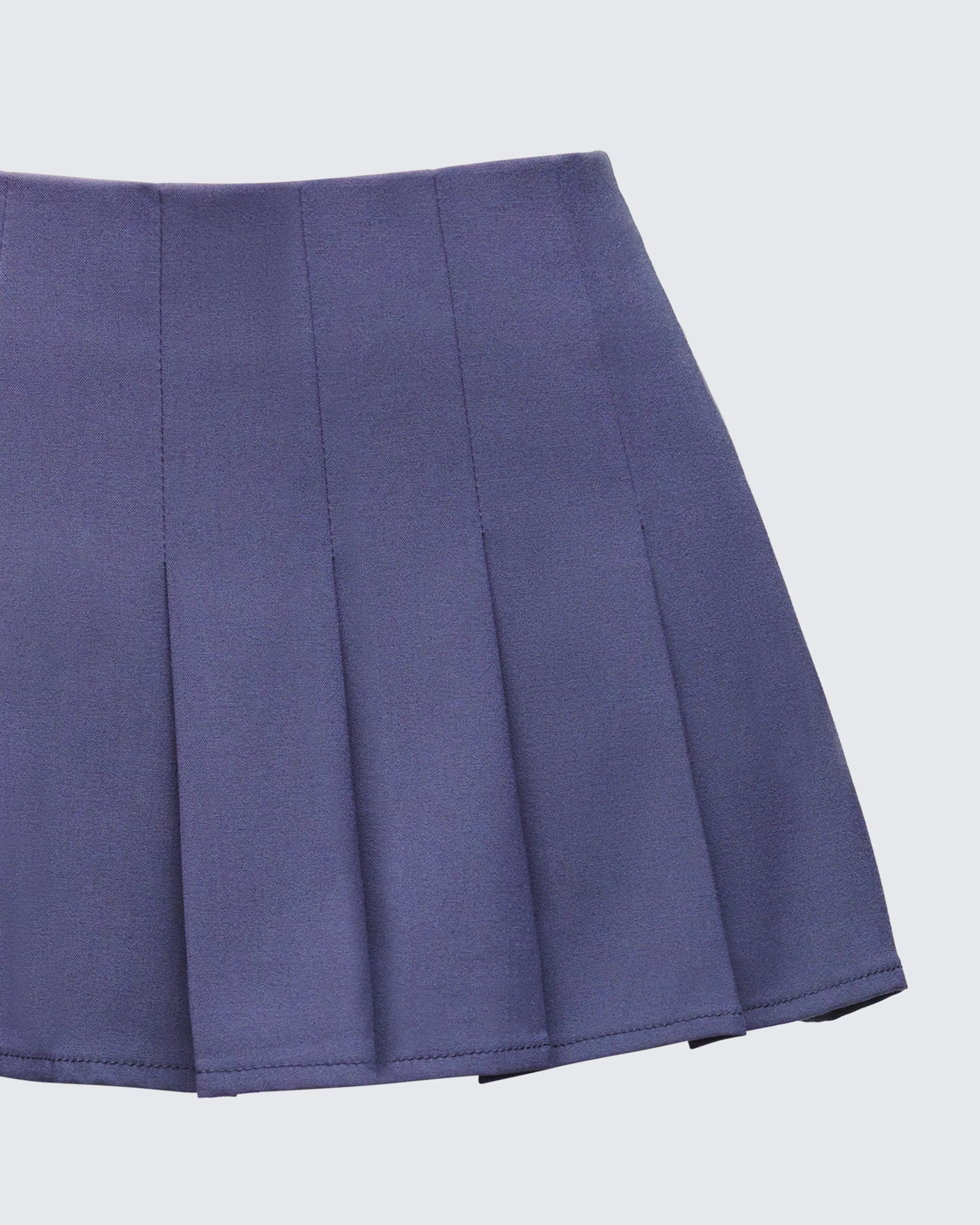 Metin Charcoal Mini Skirt - Image 7