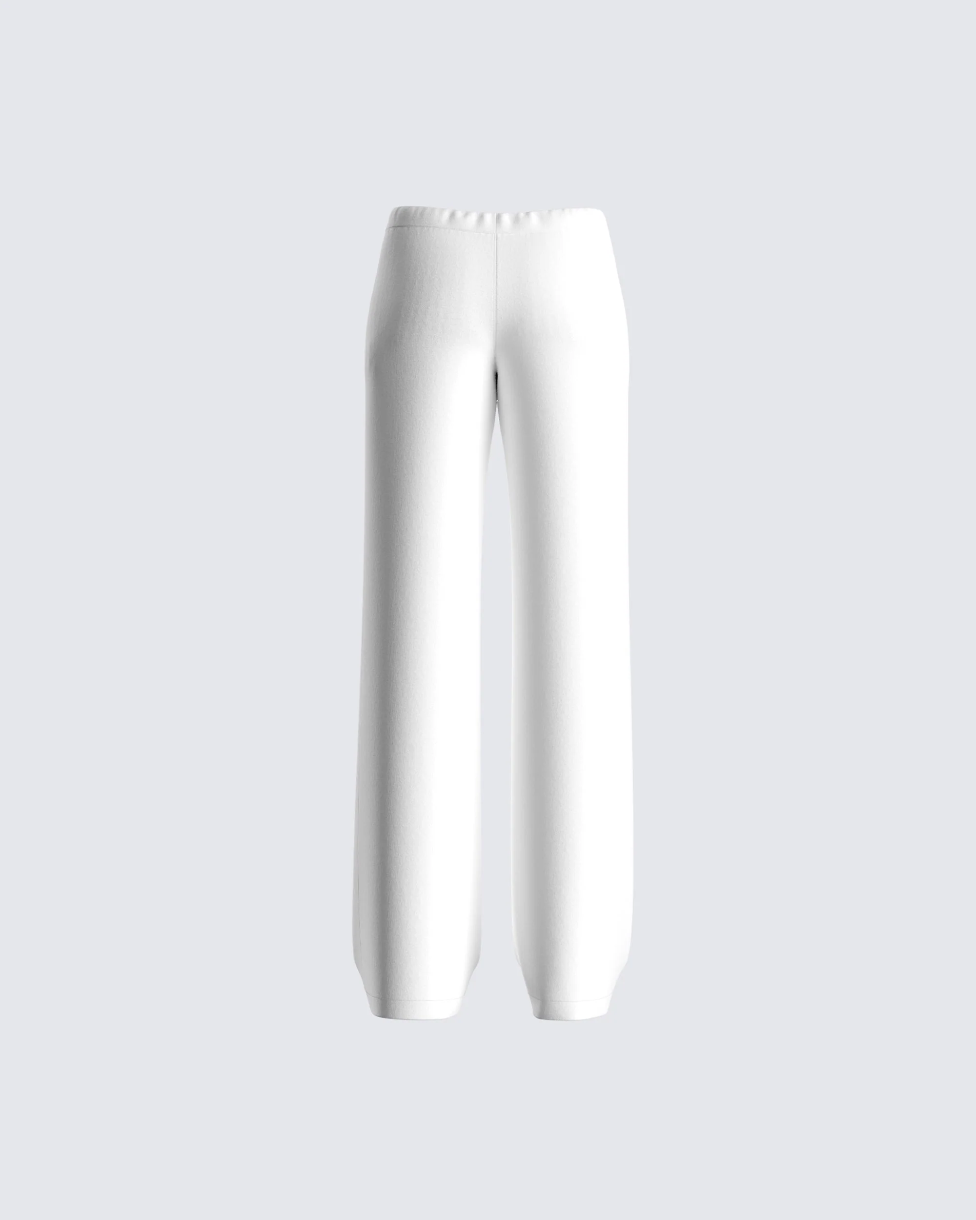 Miles White Sweatpant - Image 3