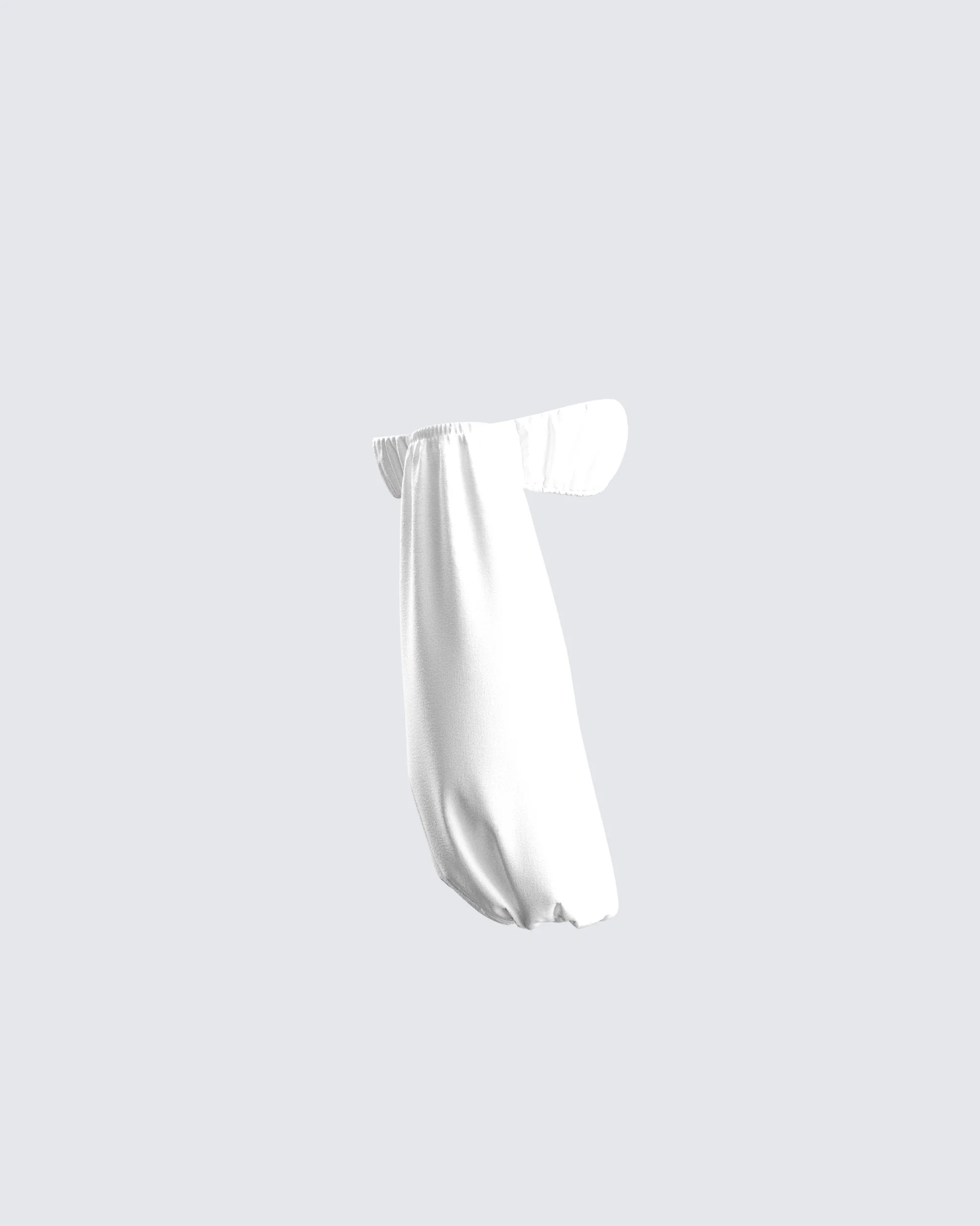 Milly White Poplin Bra Top - Image 2