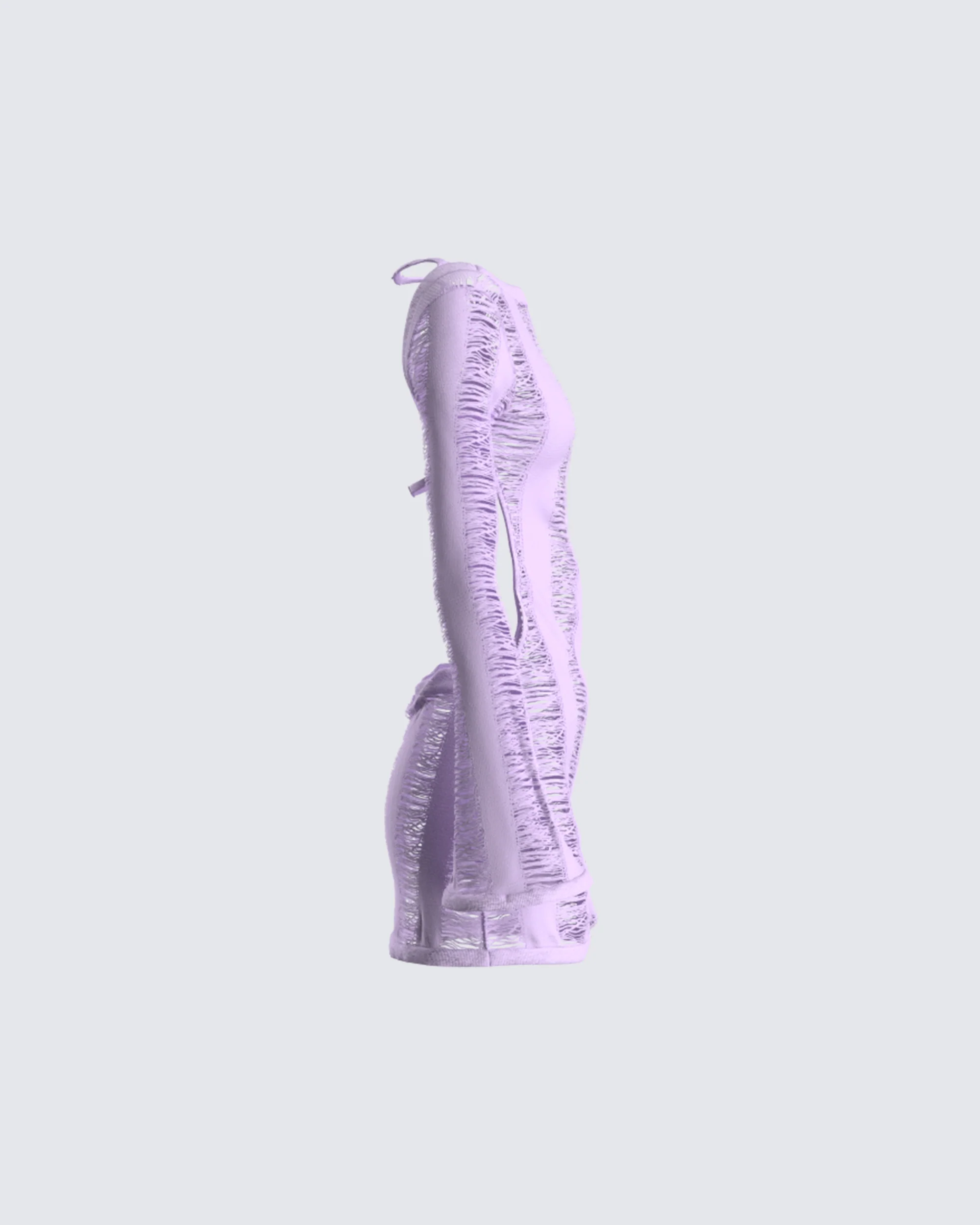 Mindy Lavender Mini Dress - Image 2