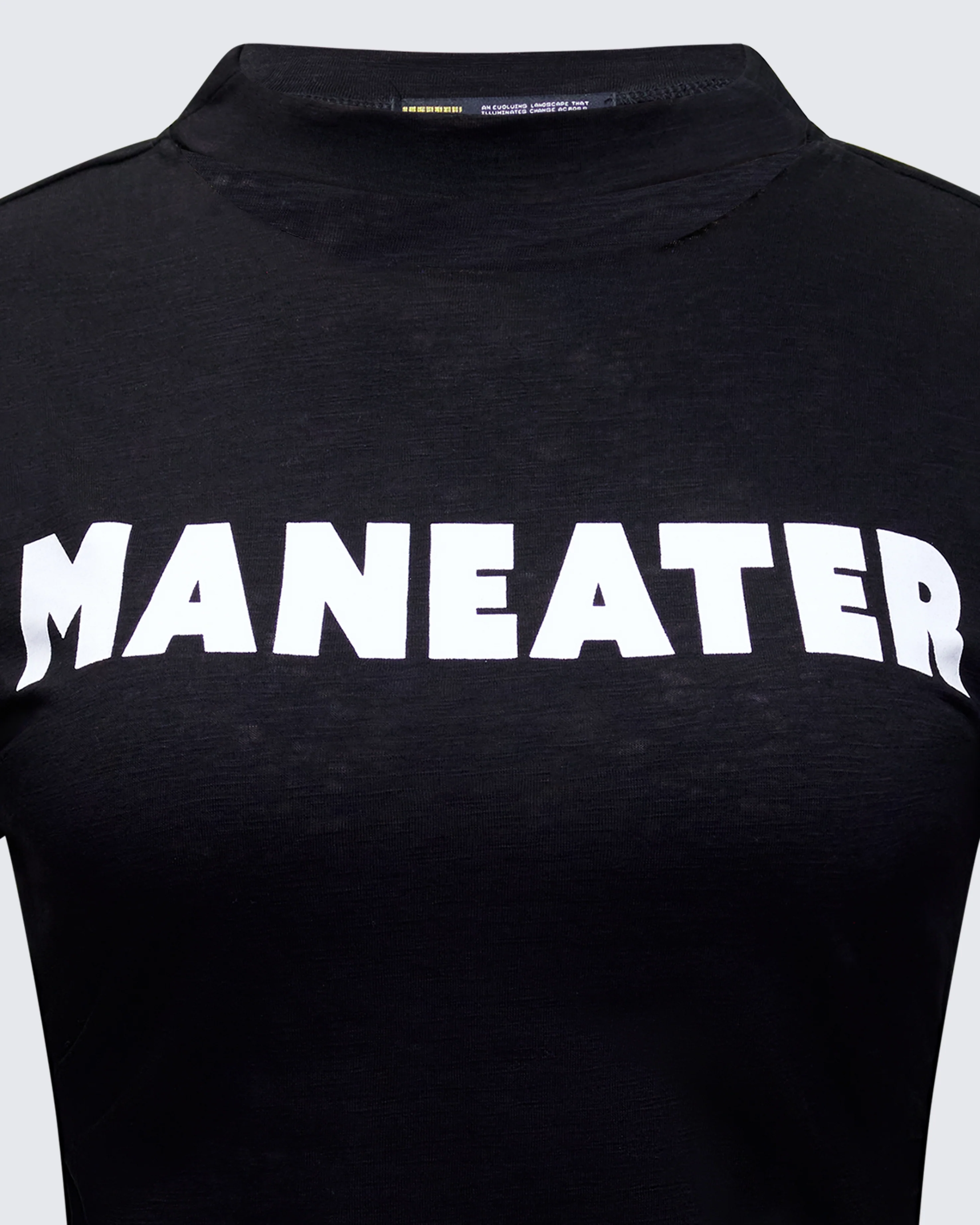 Monte Black Jersey Graphic Top - Image 6