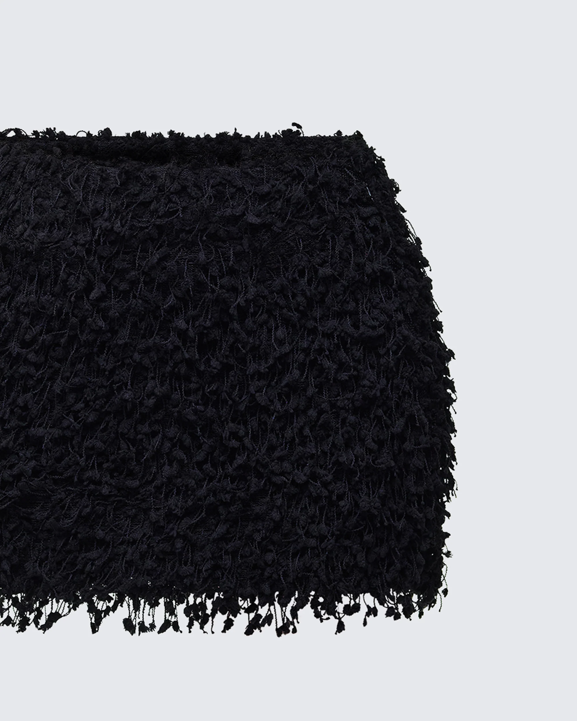 Morgan Black Knit Mini Skirt - Image 6