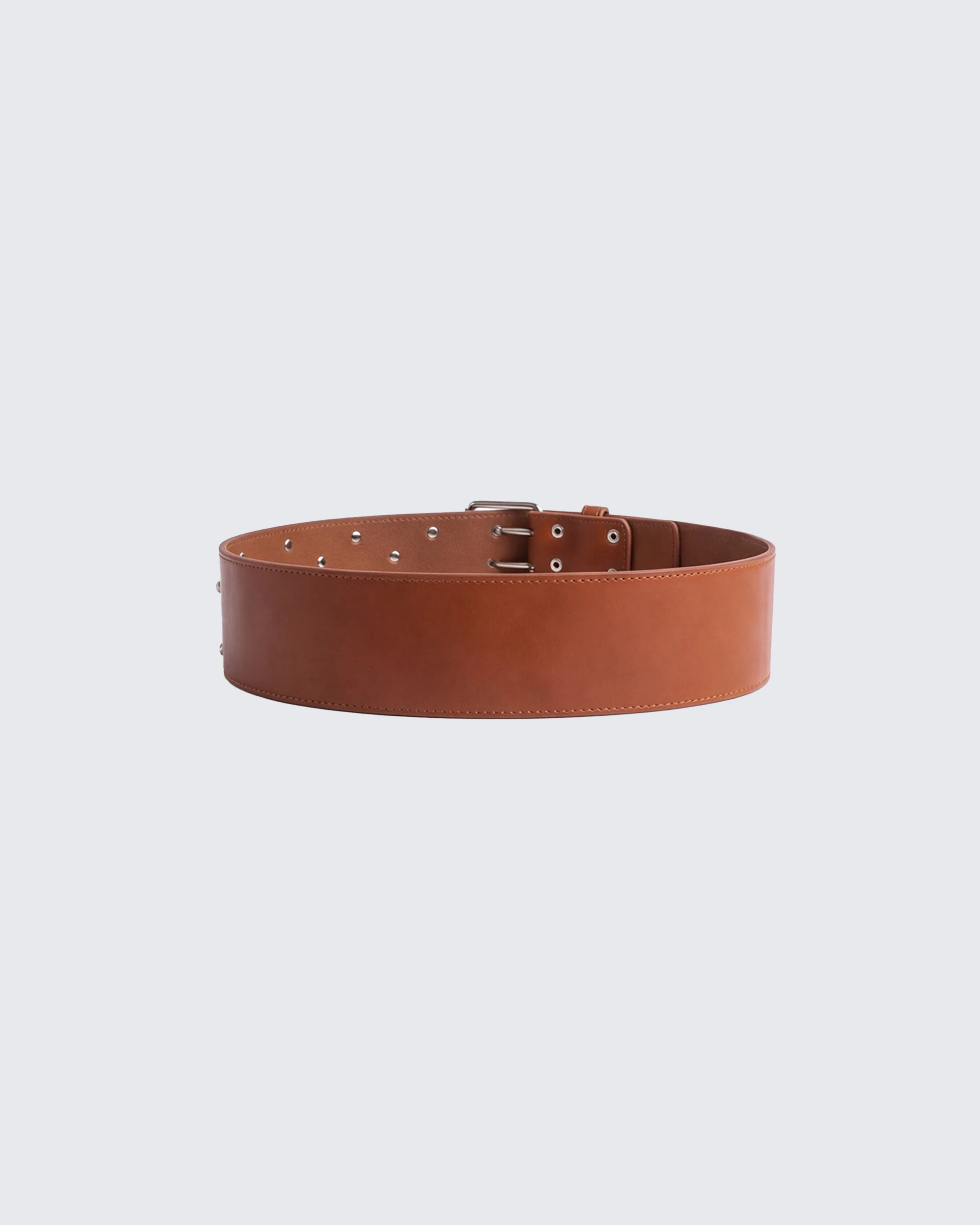 Myka Brown Studded Belt - Image 2
