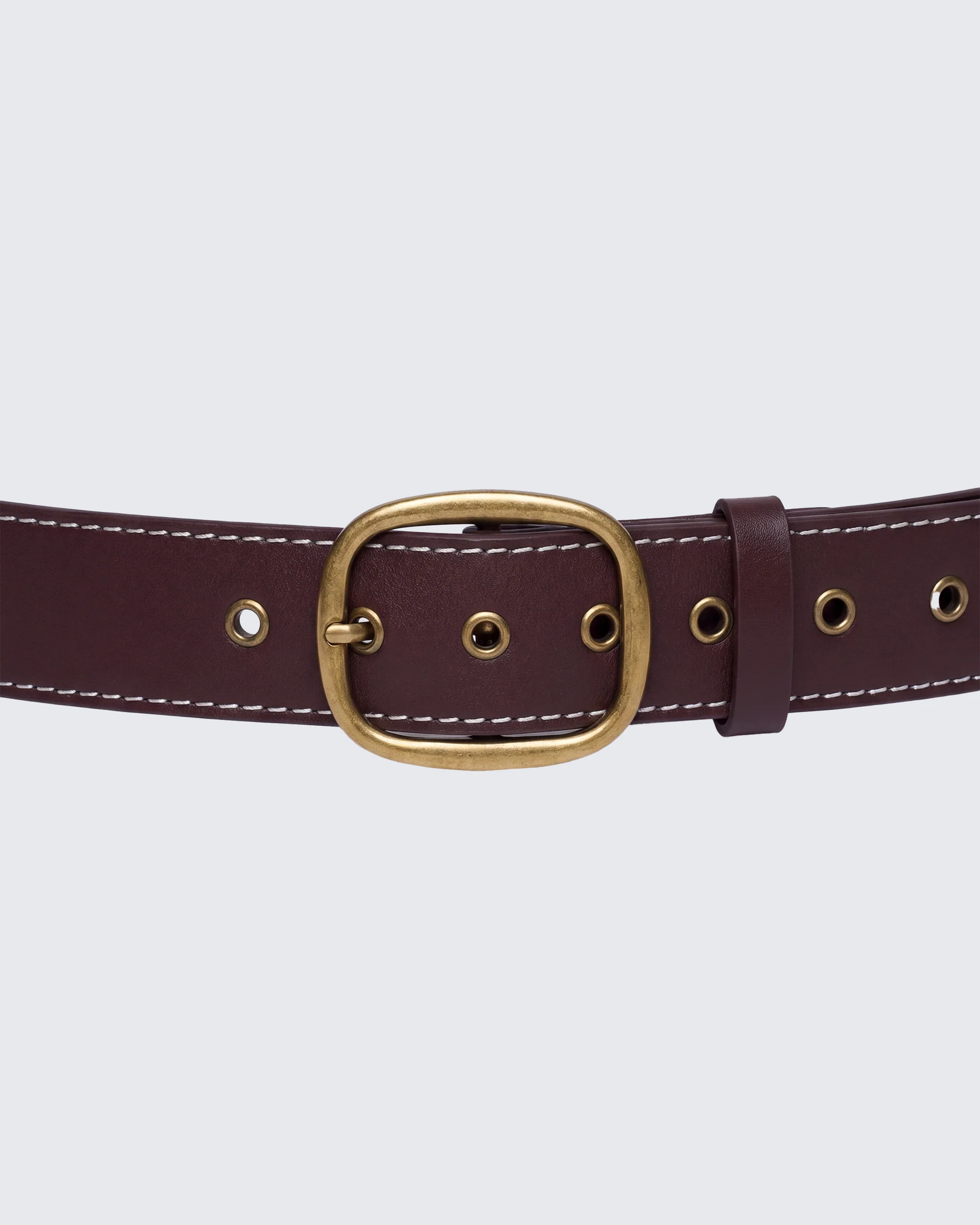 Nadi Brown Vegan Leather Belt - Image 5