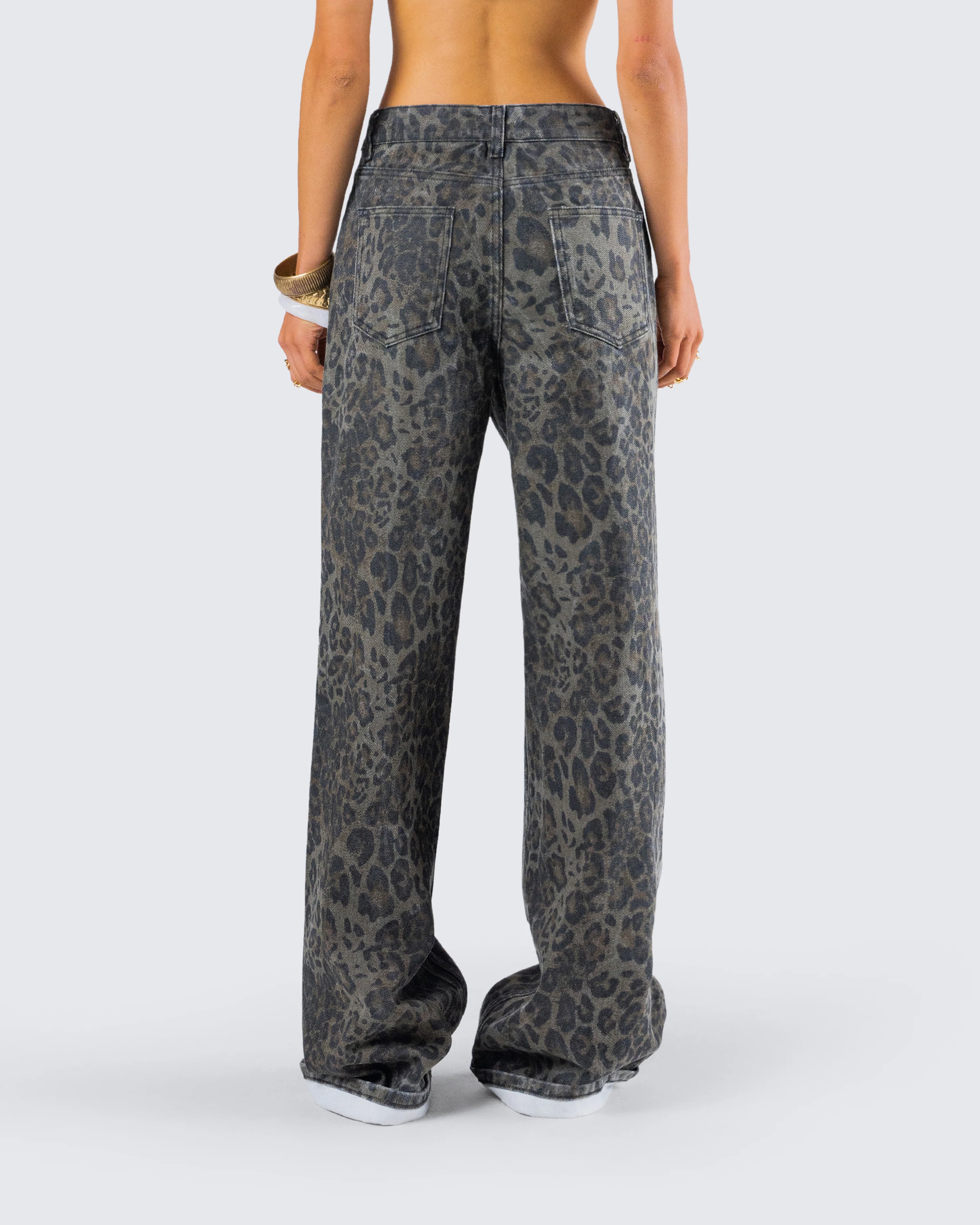 Nerida Leopard Mid Rise Pant - Image 7