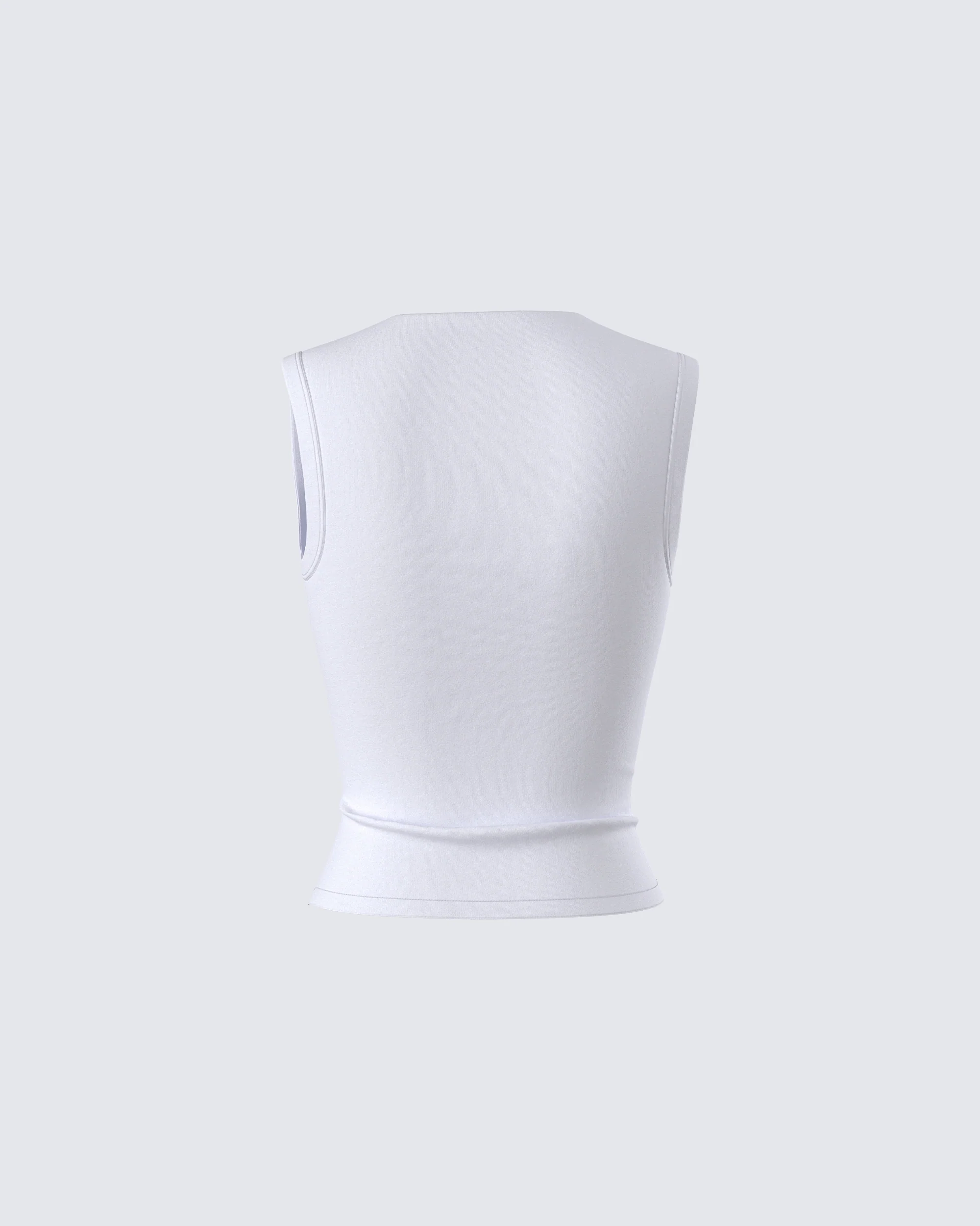 Norah Light Grey Pleated Top - Image 3