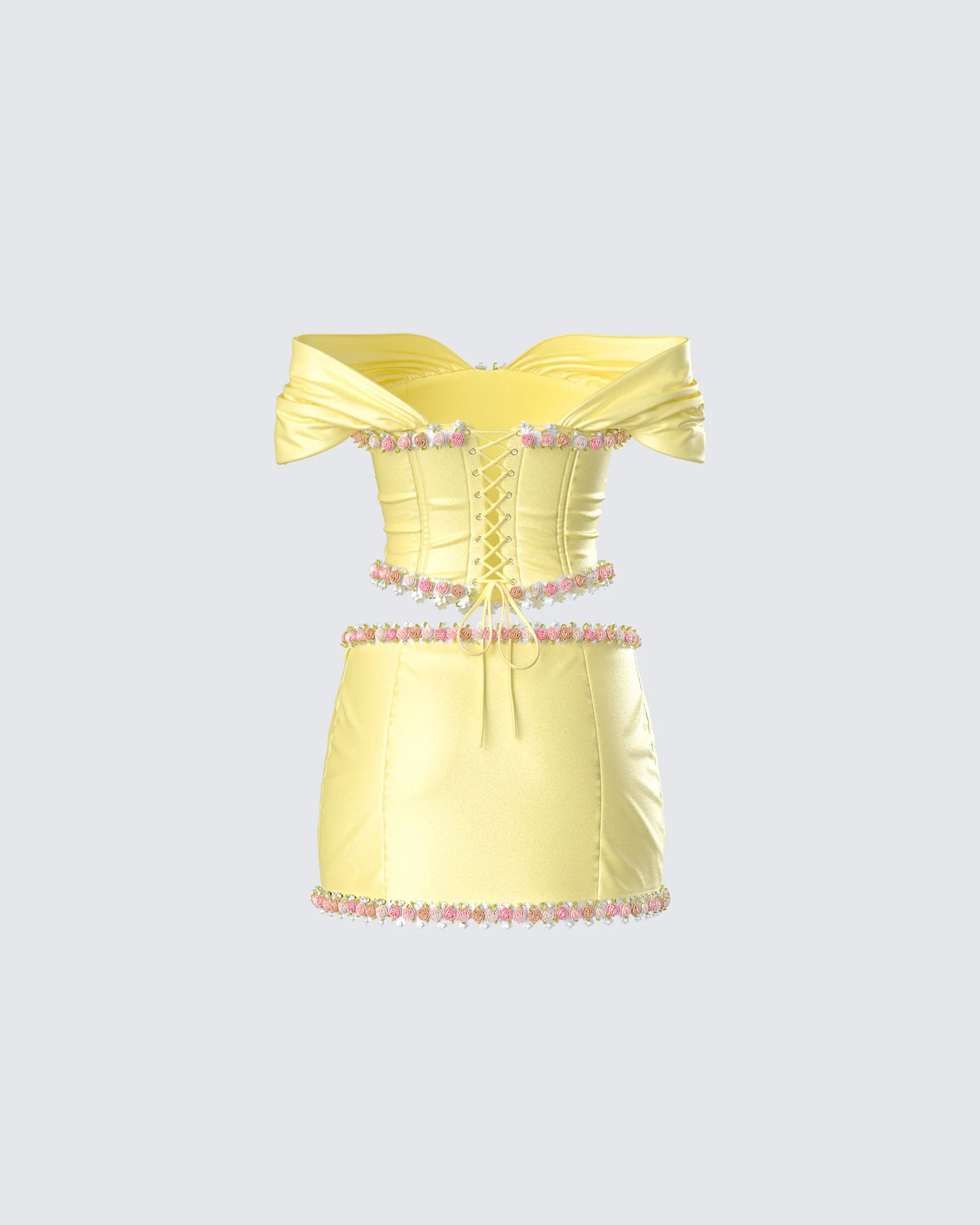 Nori Yellow Floral Set - Image 3