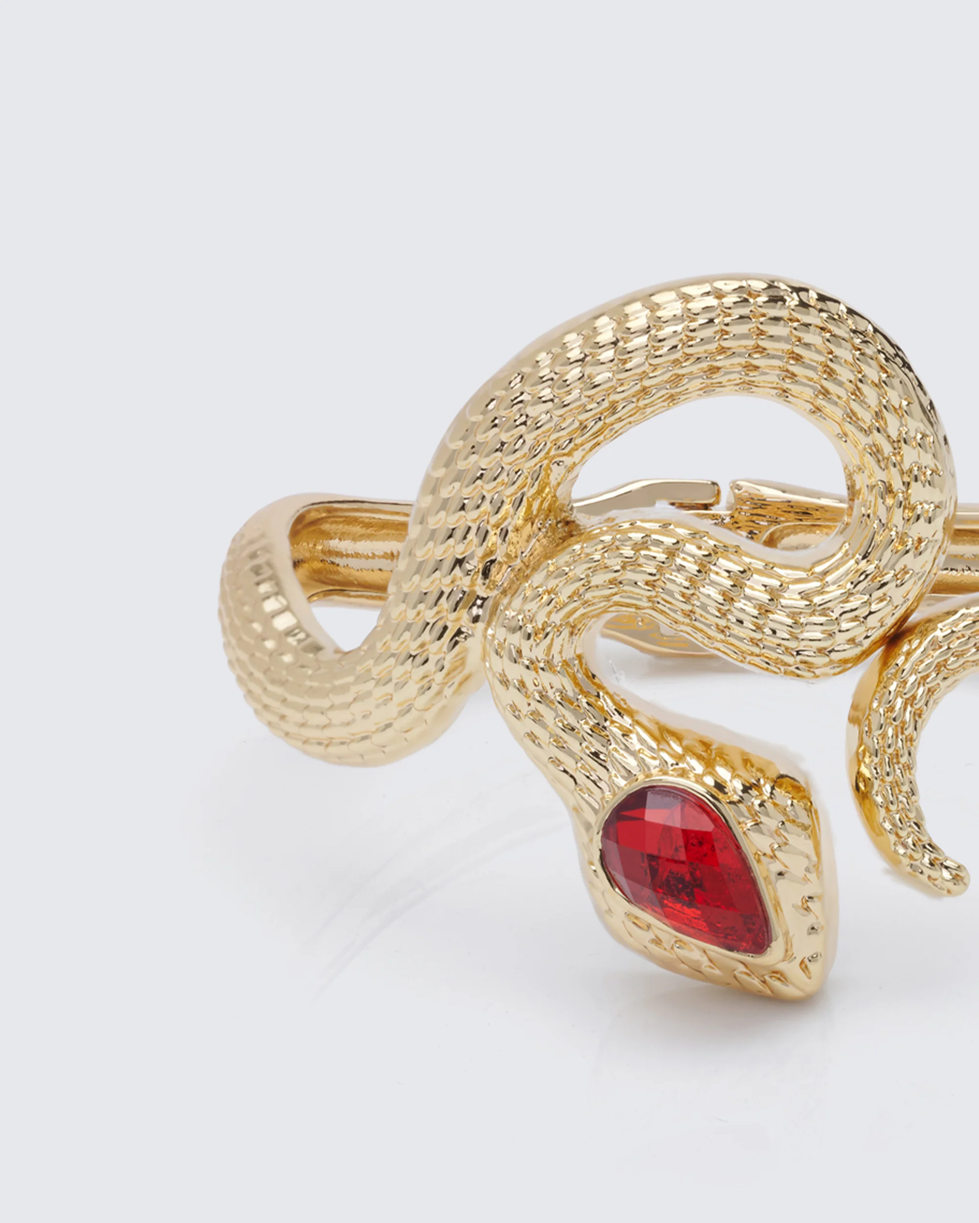 Nyoka Gold Serpent Bracelet - Image 3