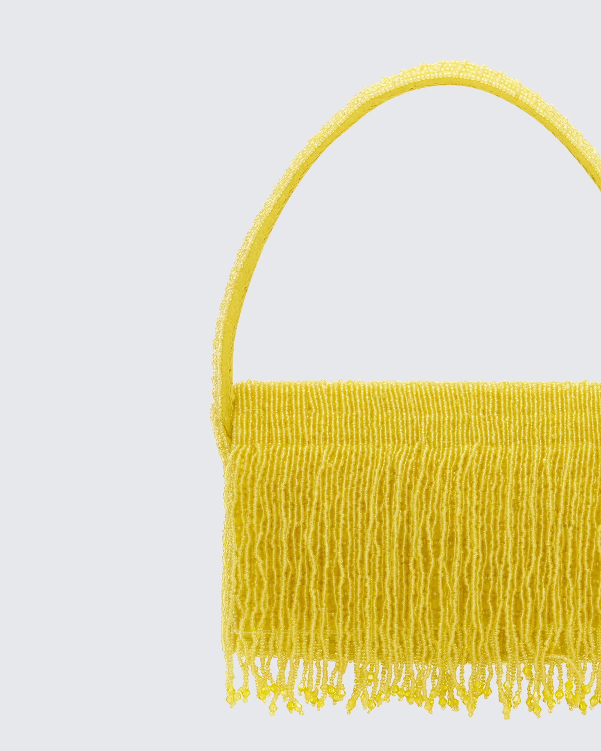 Nyxara Green Beaded Fringe Bag - Image 3