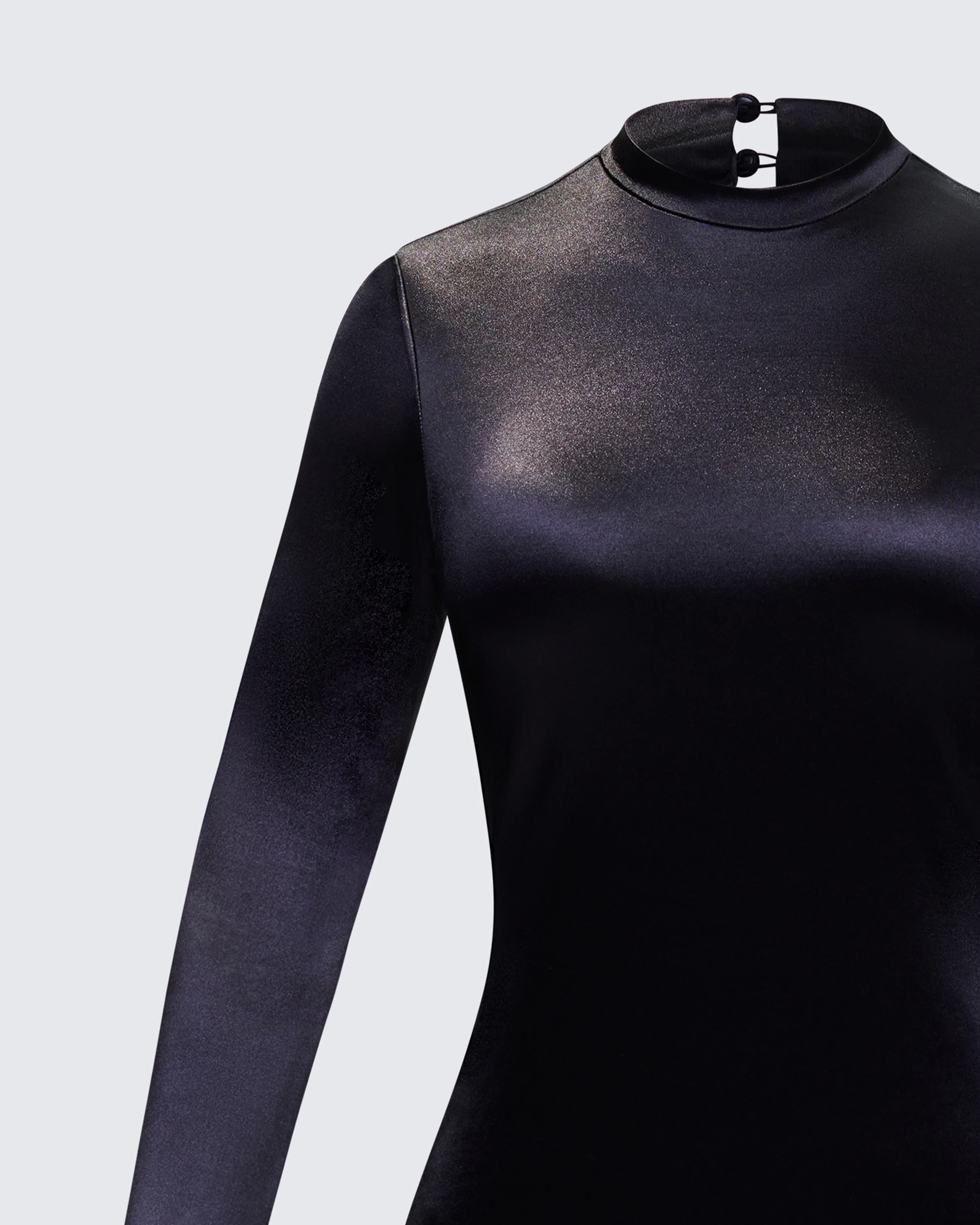 Pam Black Mini Dress & Gloves - Image 6