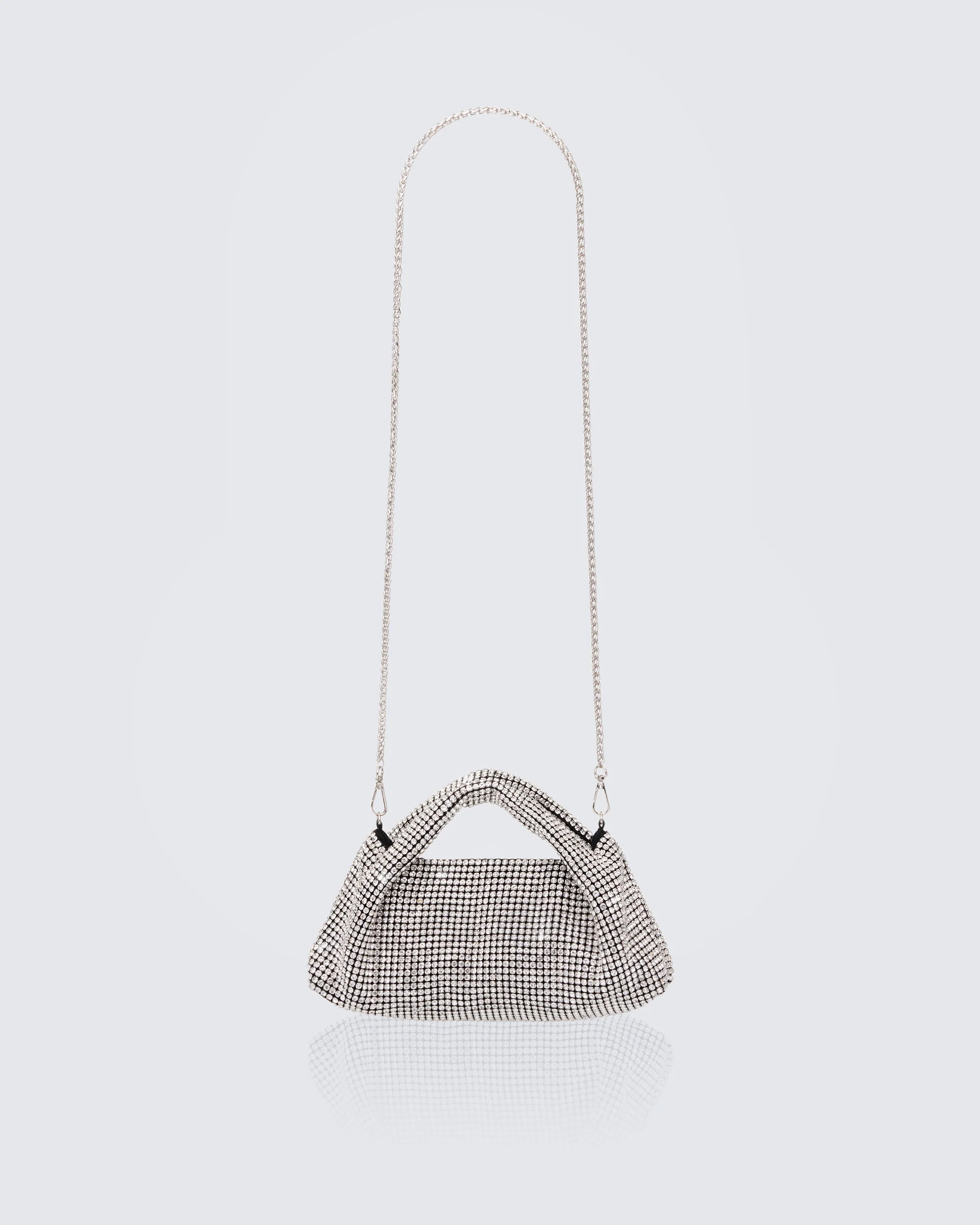 Pandora Silver Diamante Hobo Bag - Image 3
