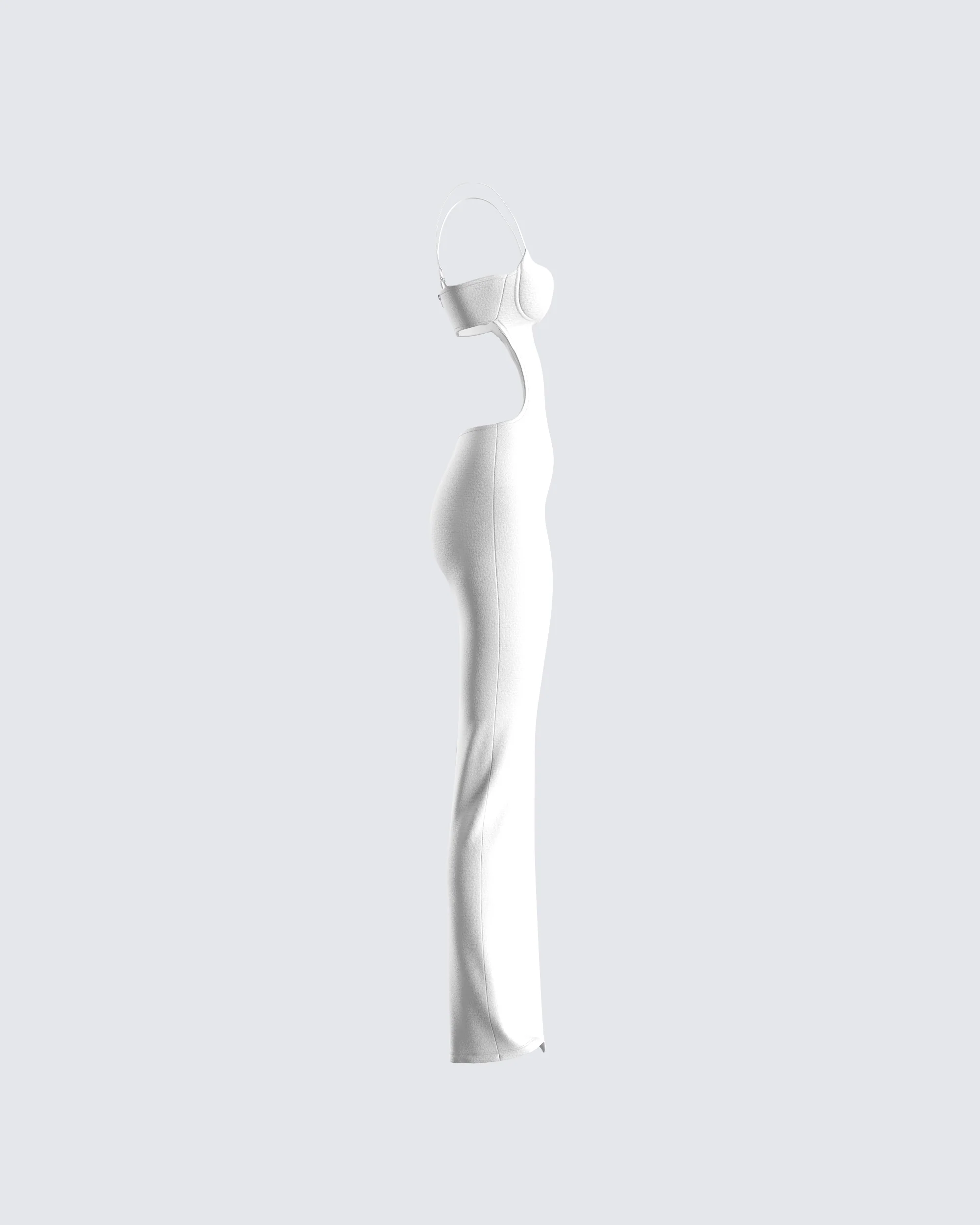Patrice White Cut Out Maxi Dress - Image 2