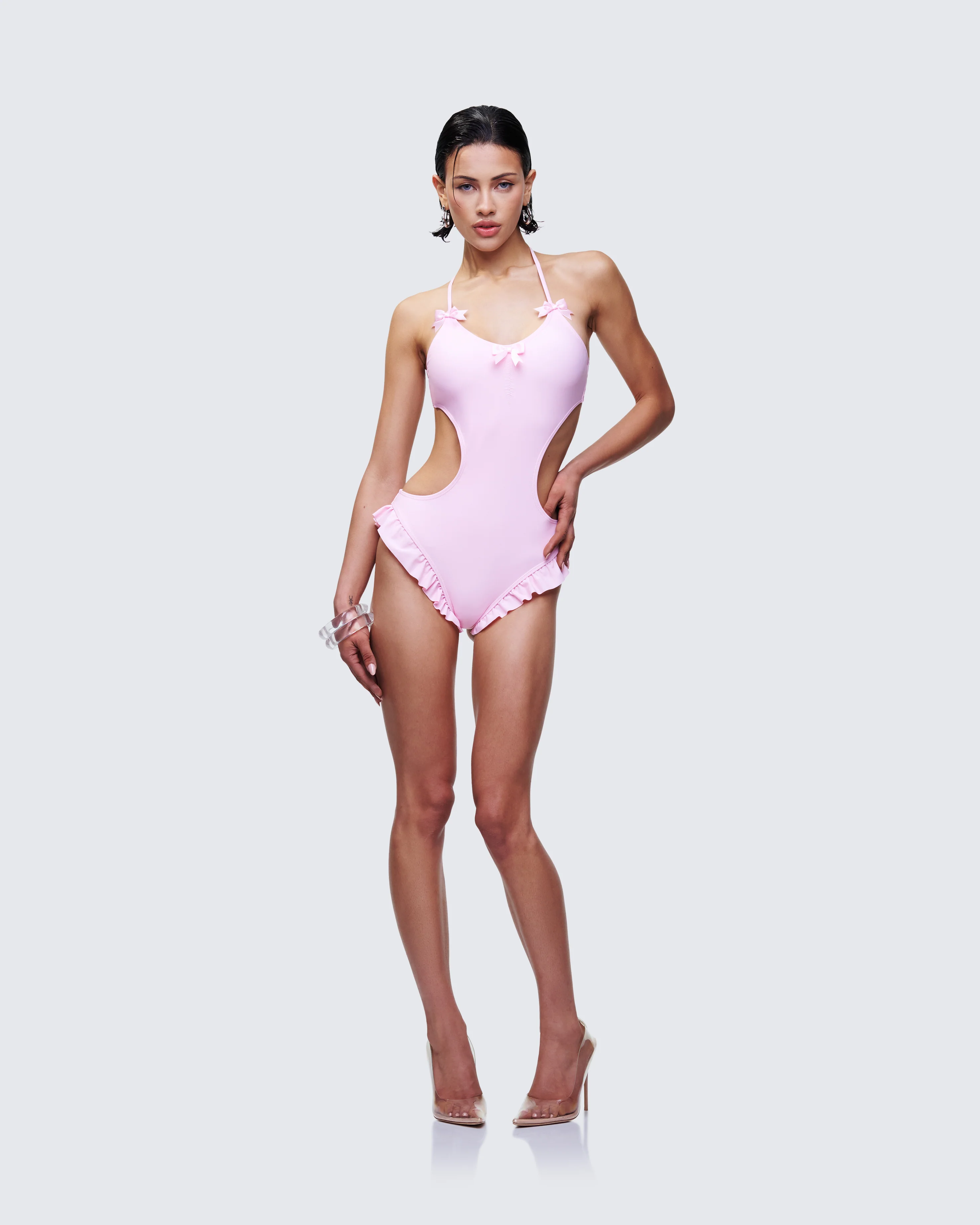 Persephone Pink Bow Swimsuit - Image 3