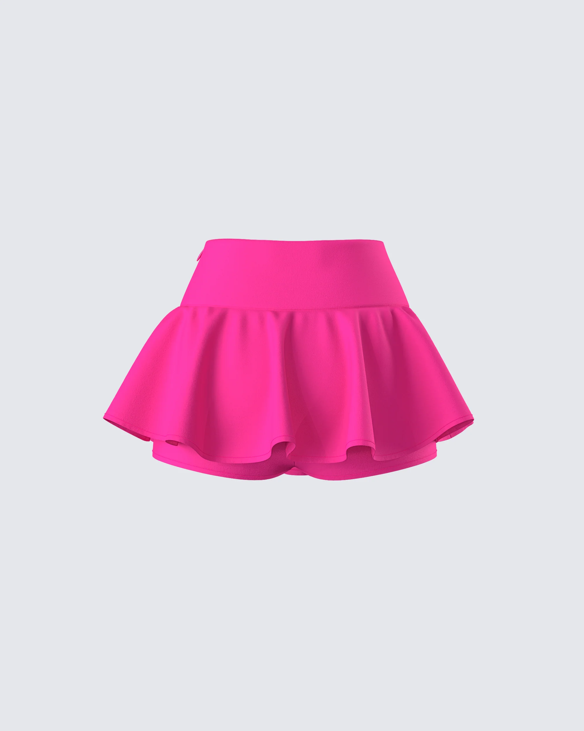 Pippa Pink Ruffle Tiered Skort - Image 3
