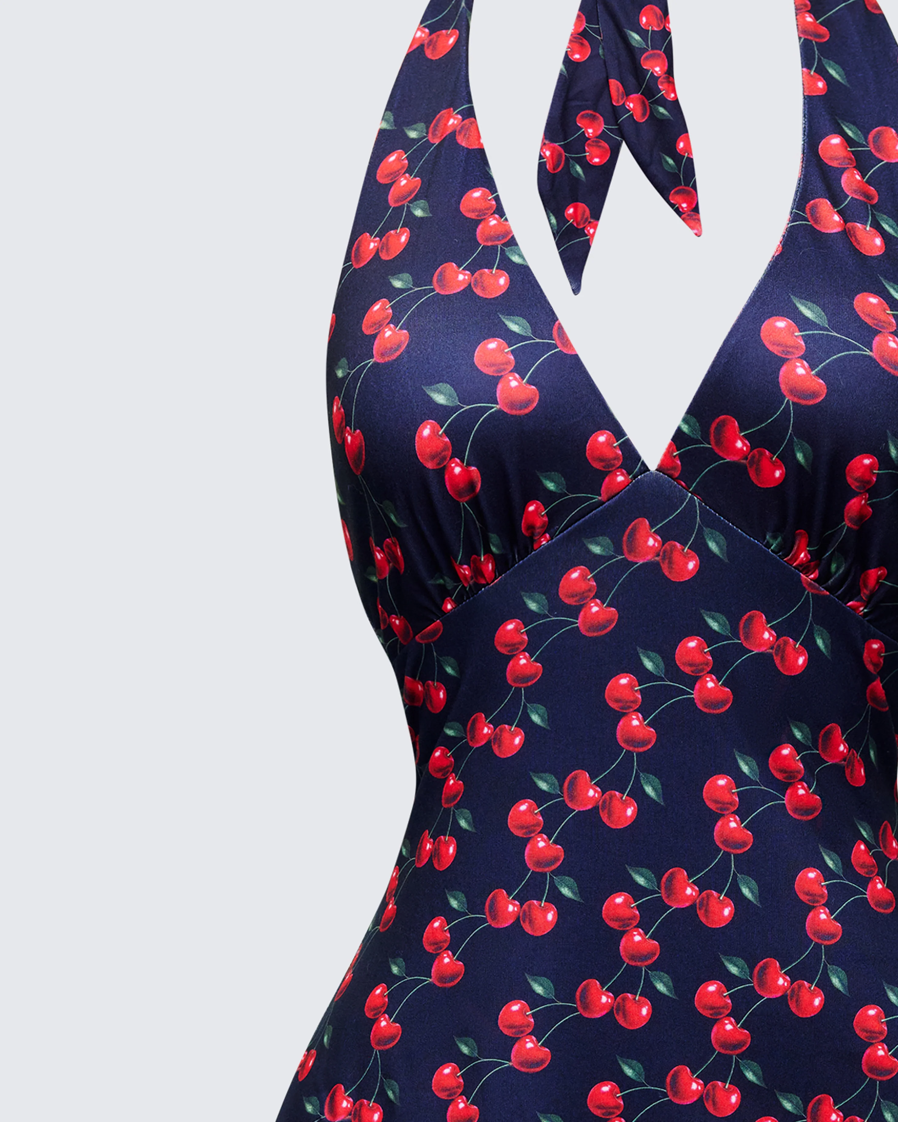 Pixie Multi Printed Halter Mini Dress - Image 6