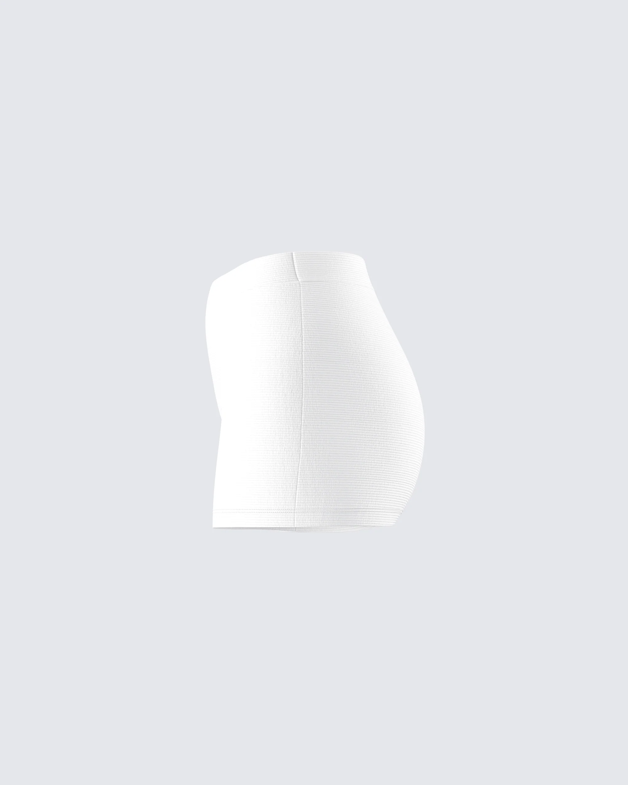 Priya Cream Rib Short - Image 2
