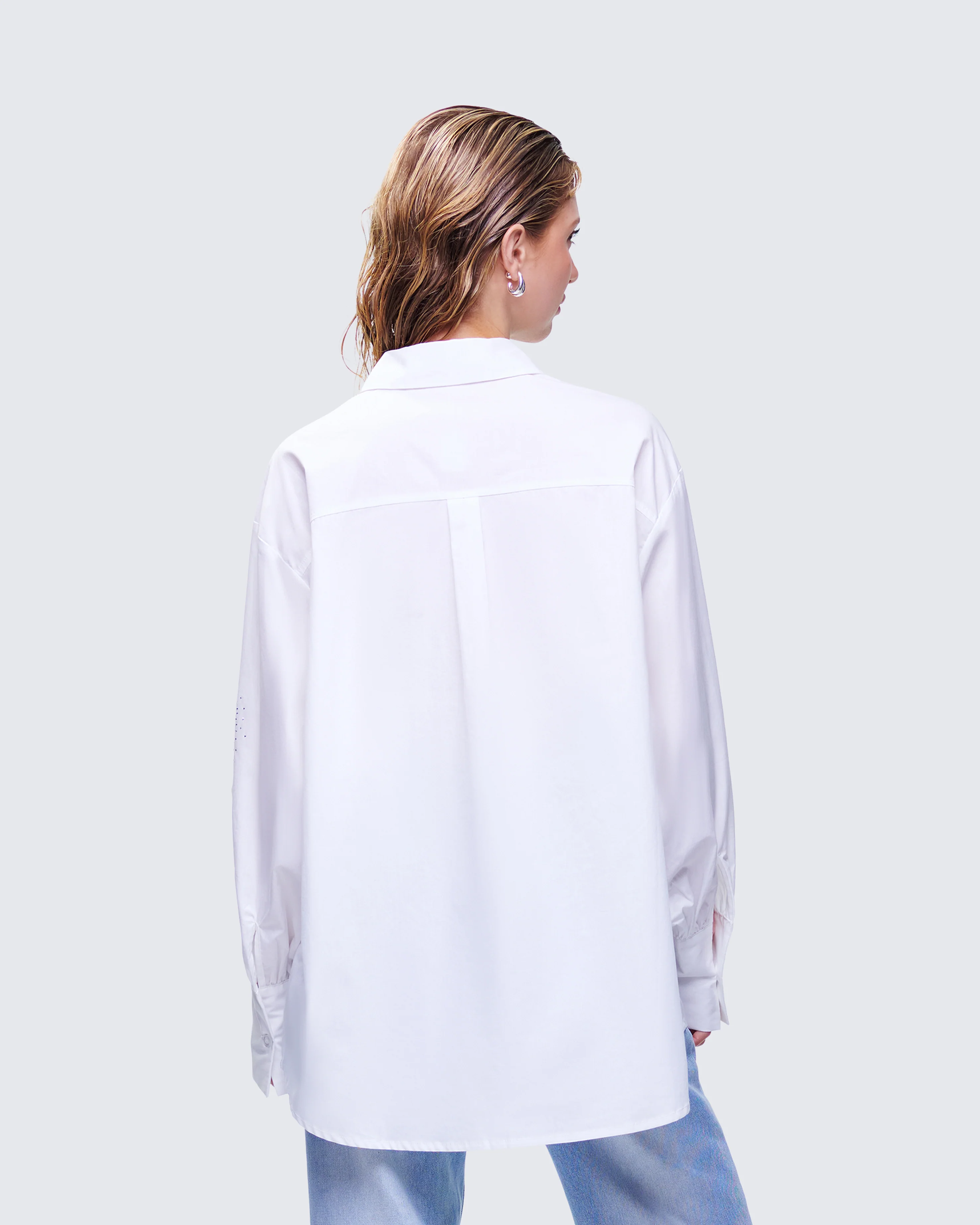 Rafaela White Heart Diamante Shirt - Image 4