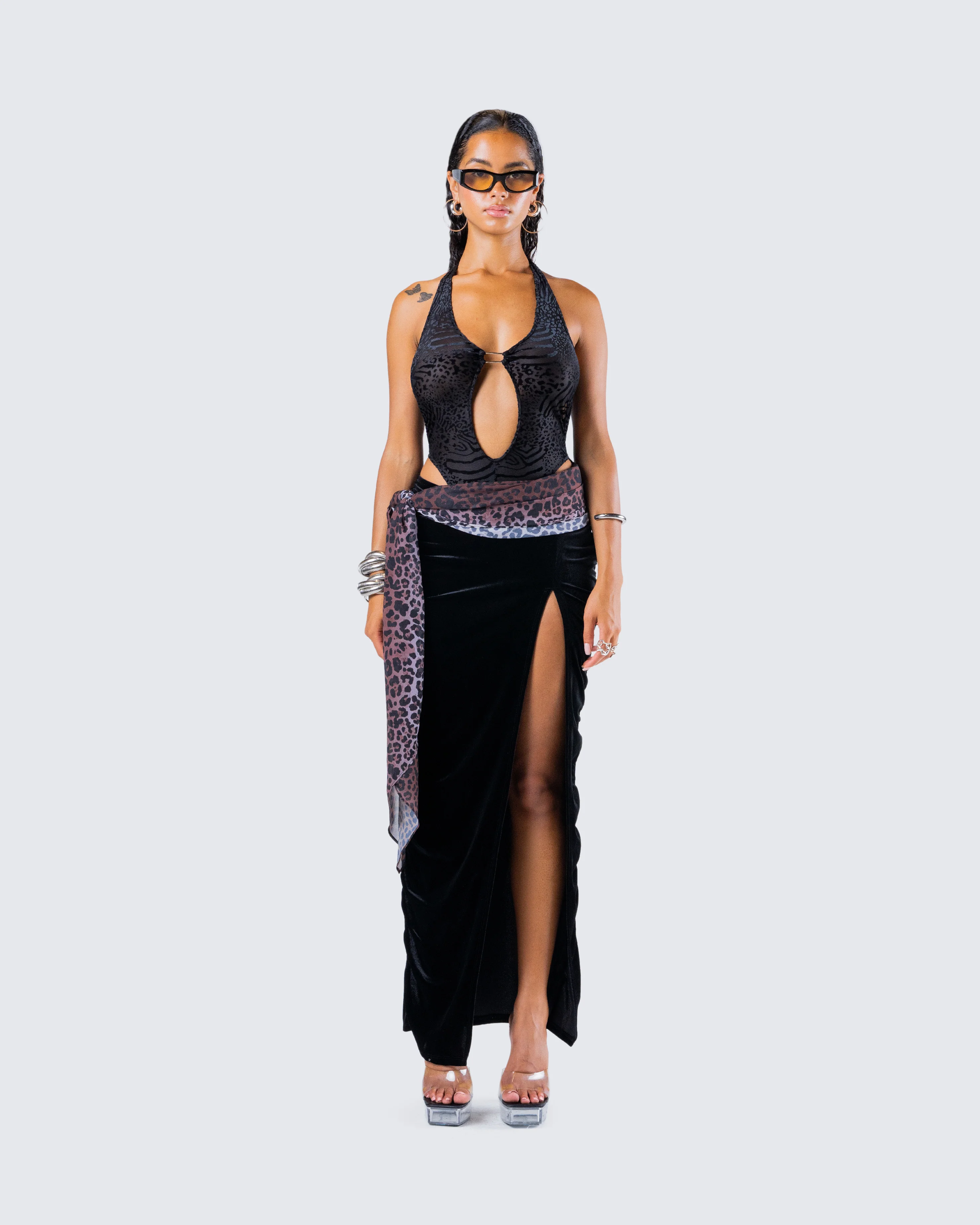Raquel Animal Print Maxi Set - Image 4