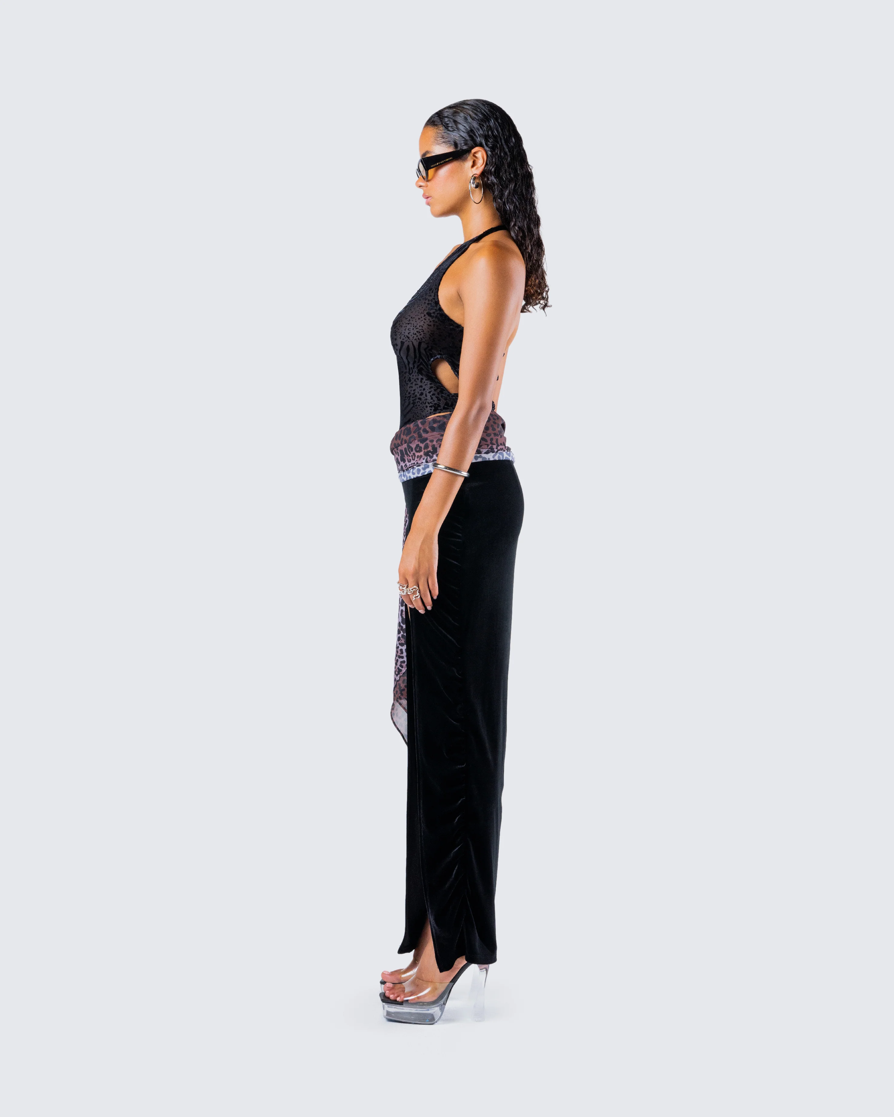 Raquel Animal Print Maxi Set - Image 6