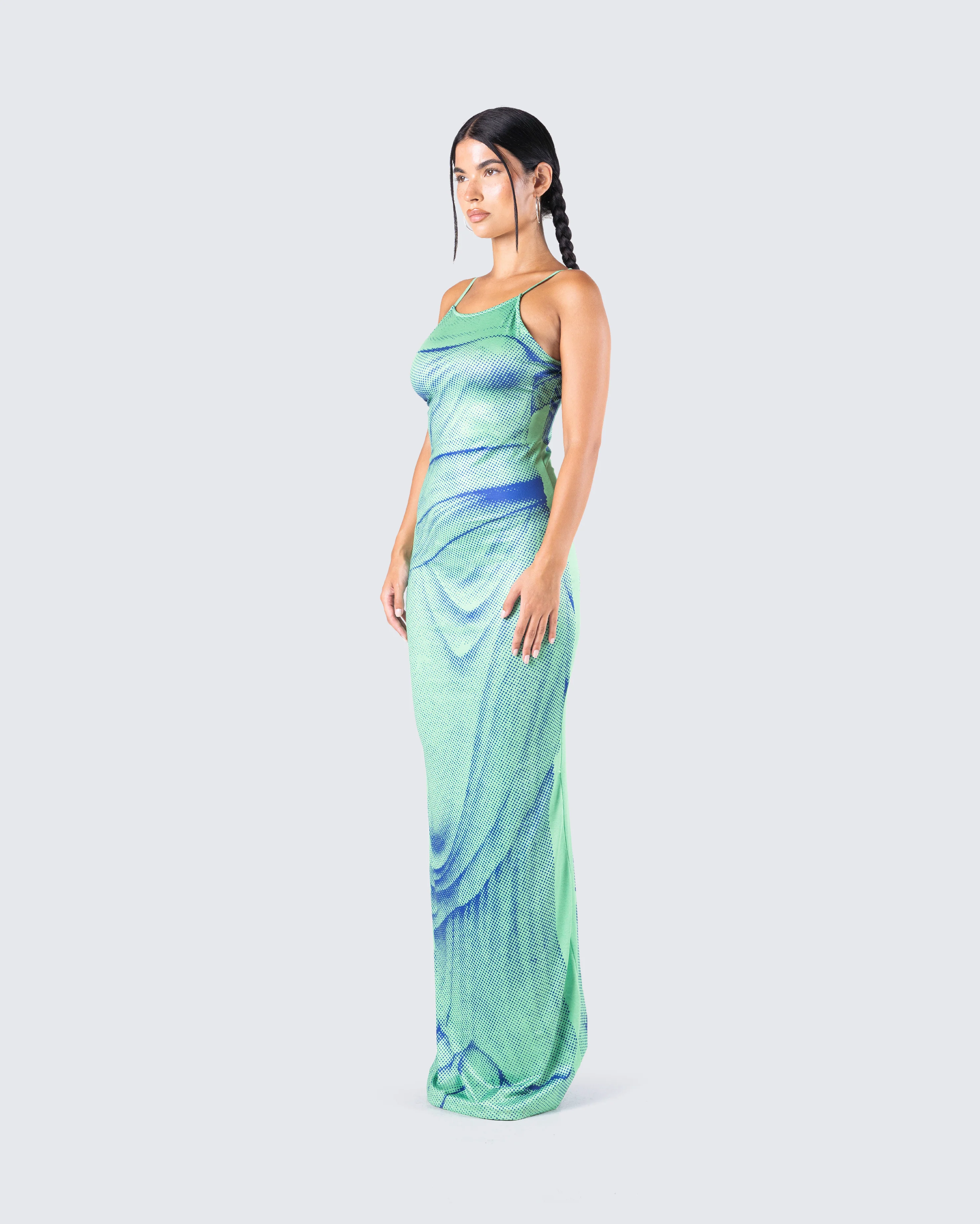 Raven Multi Print Dress - Image 5