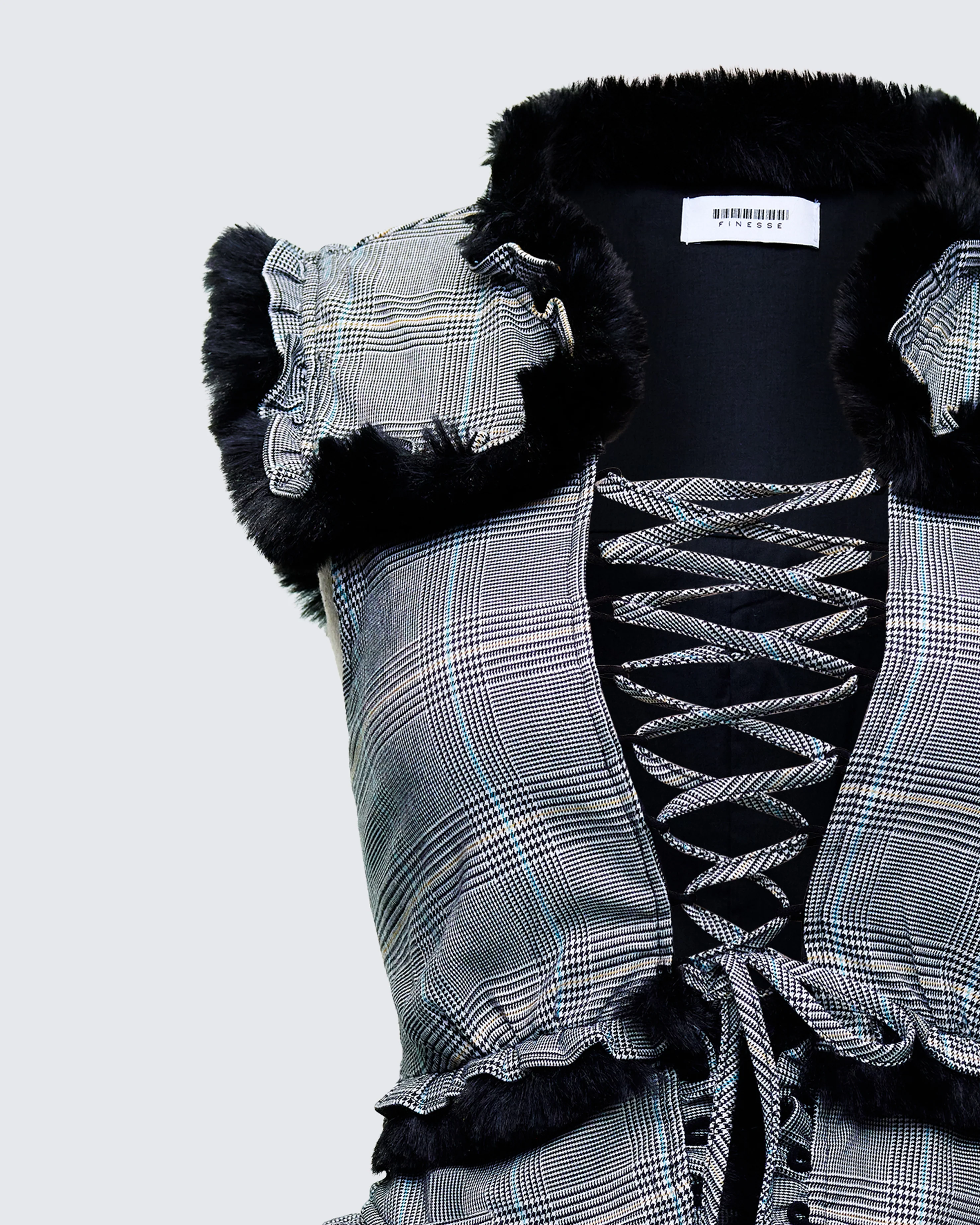 Raynah Multi Check Printed Top - Image 6