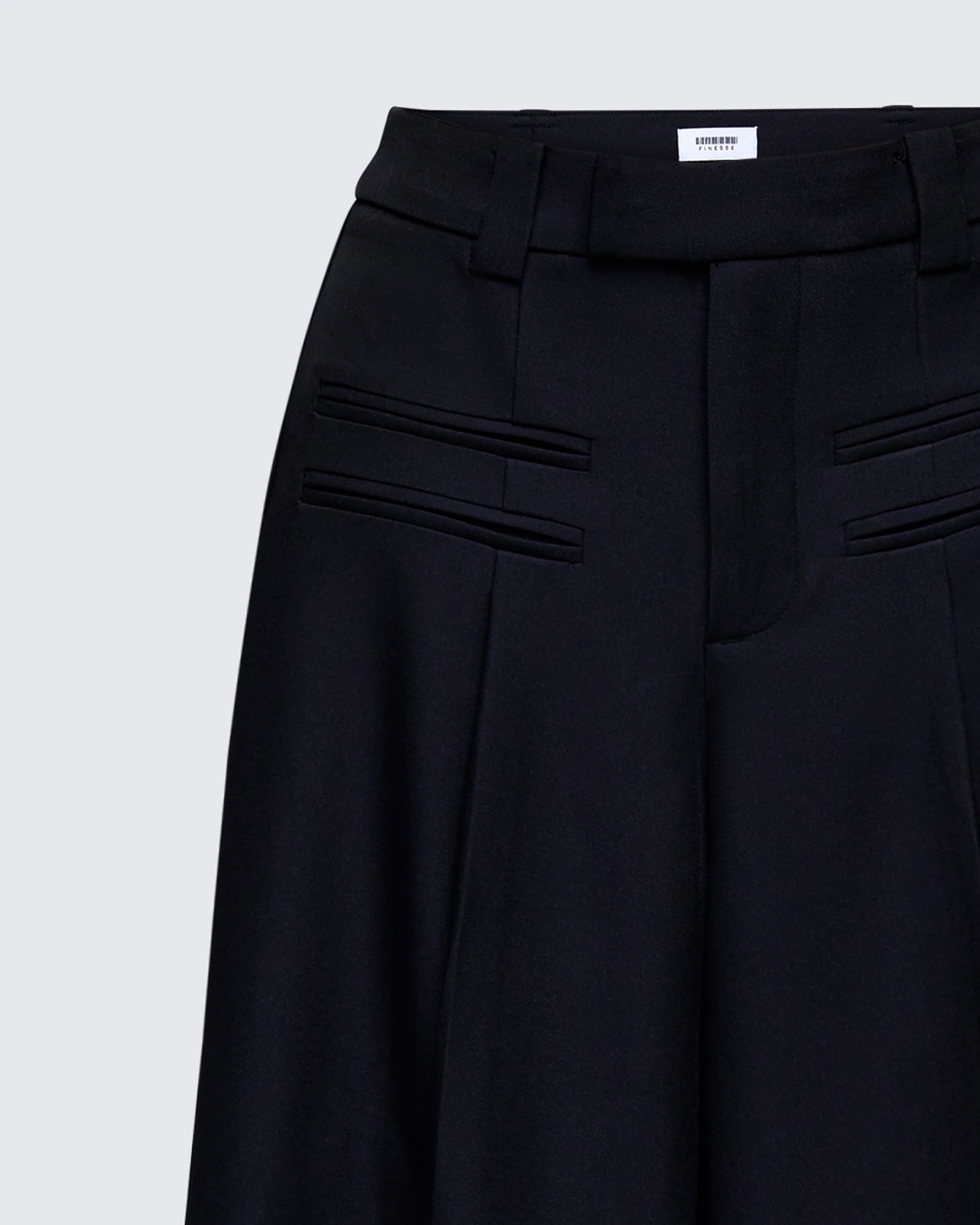 Cozbi Black Pressed Front Trouser - Image 6