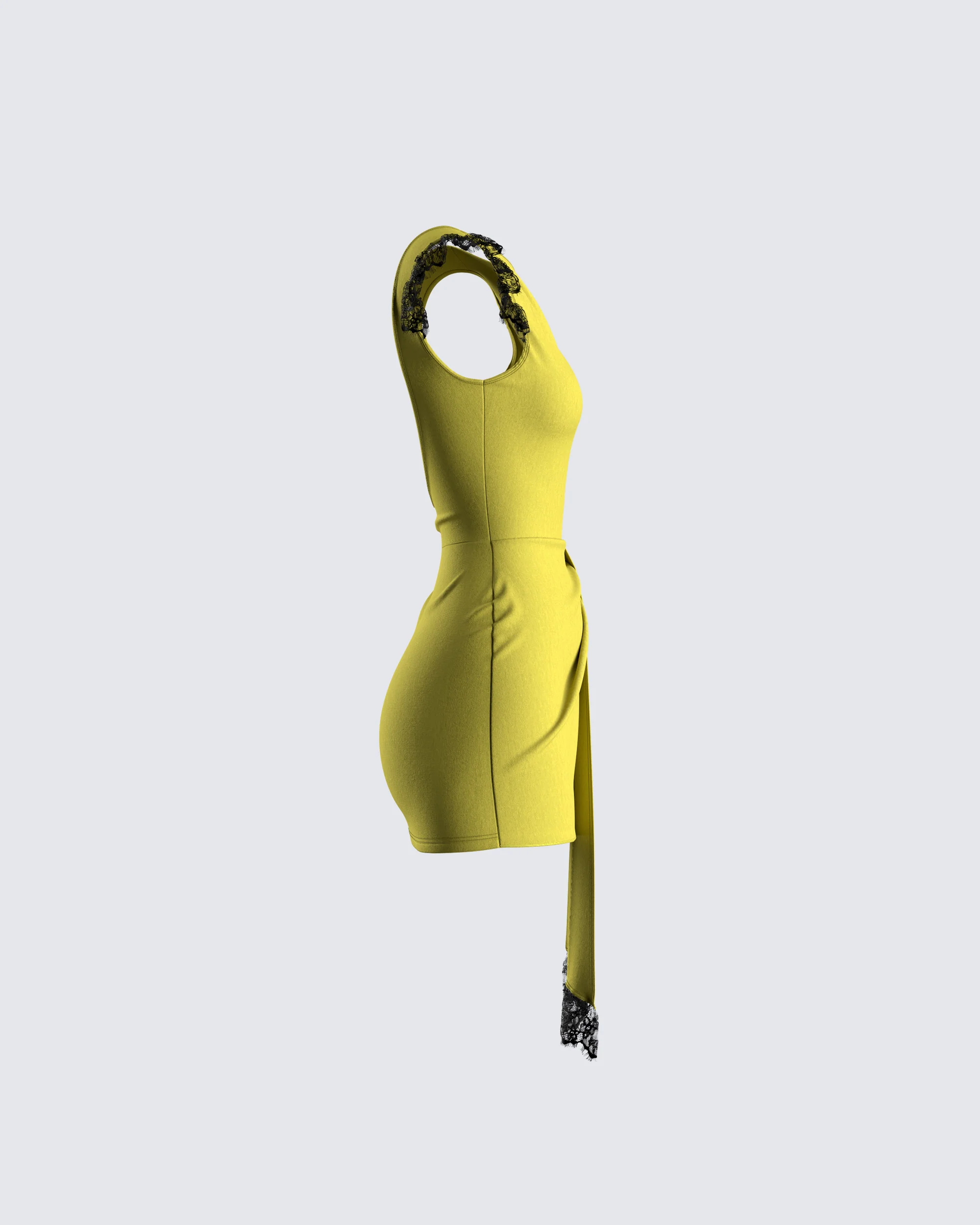 Rebecca Green Jersey Mini Dress - Image 2