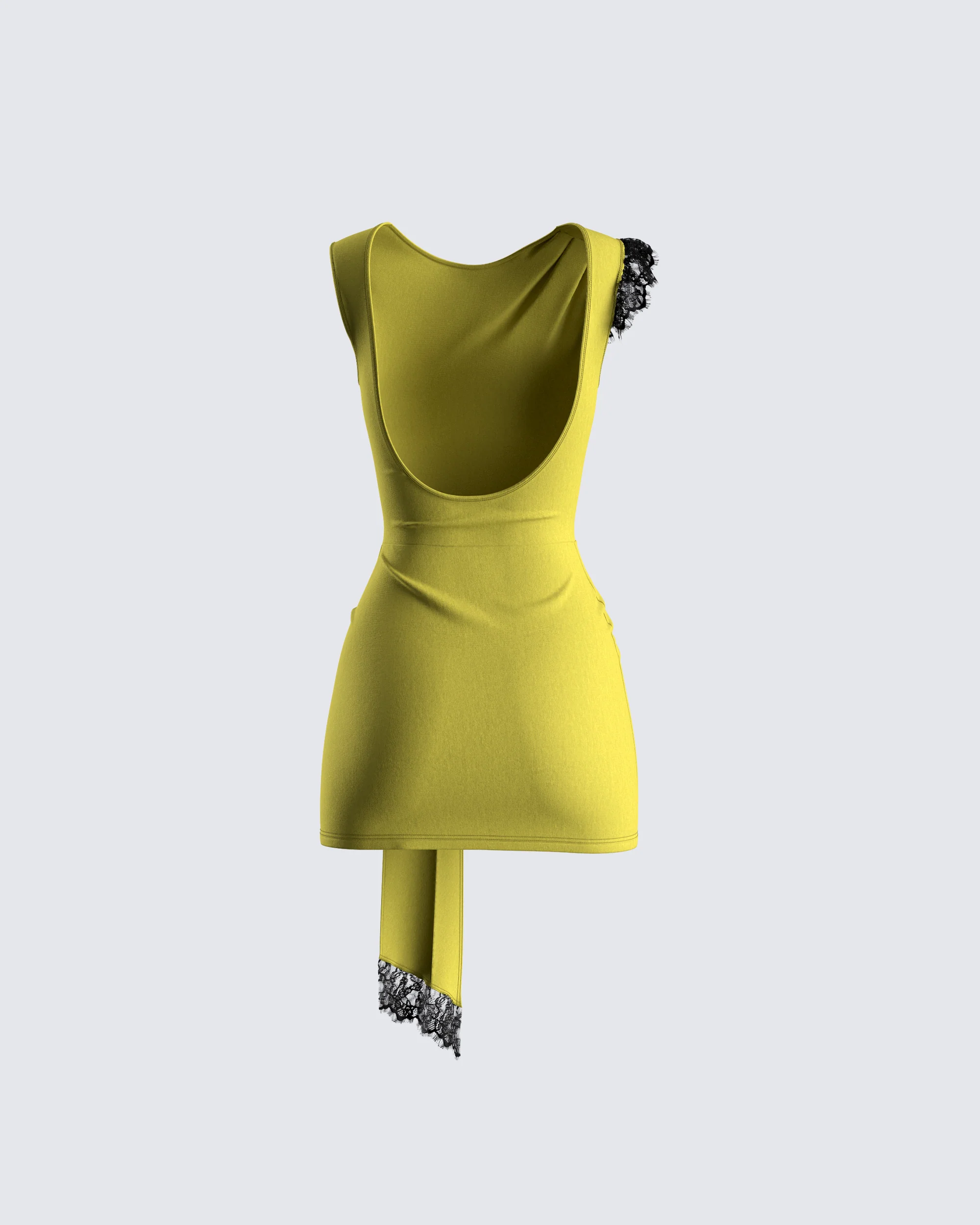 Rebecca Green Jersey Mini Dress - Image 3