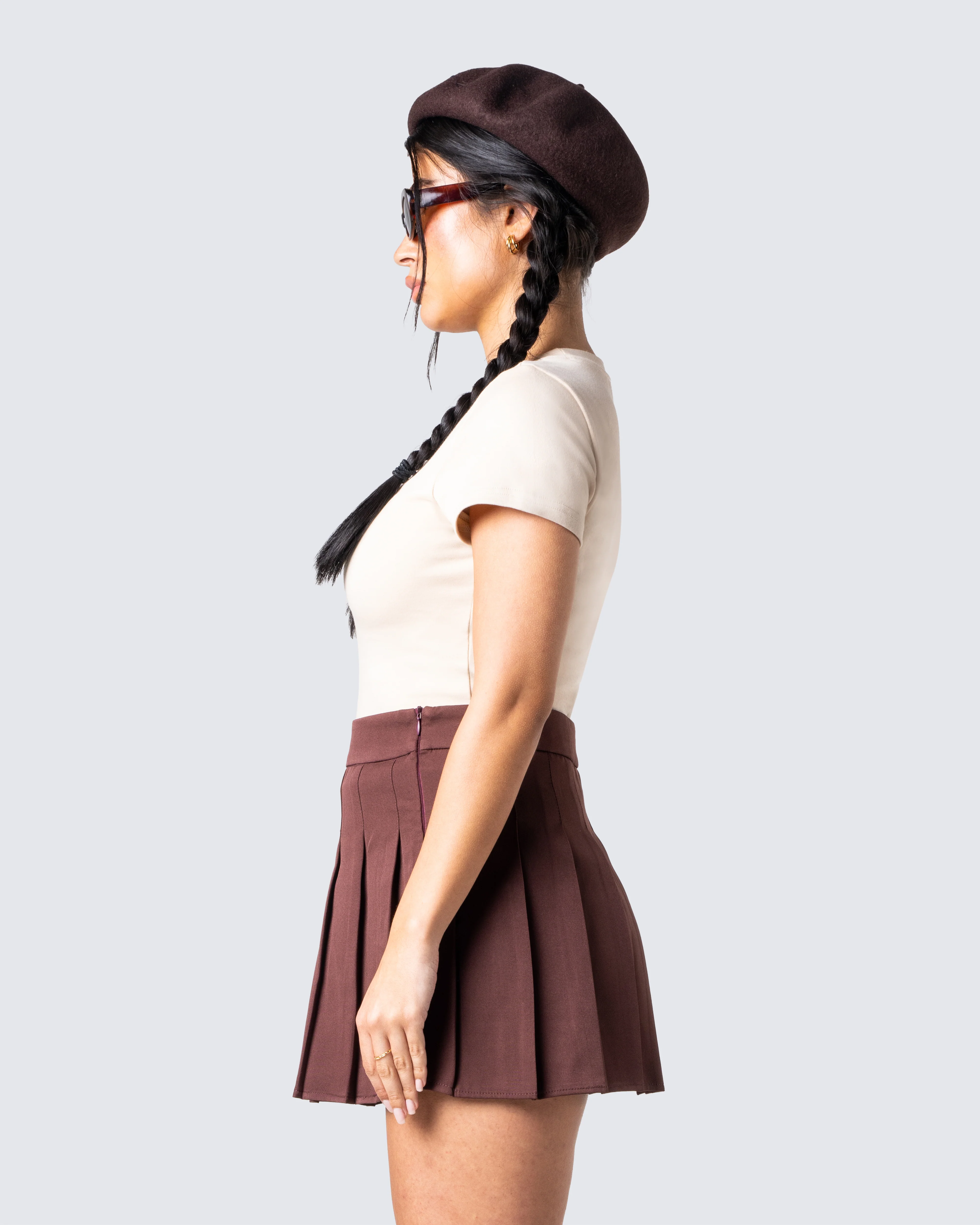 Ronny Brown Logo Knit Top - Image 5