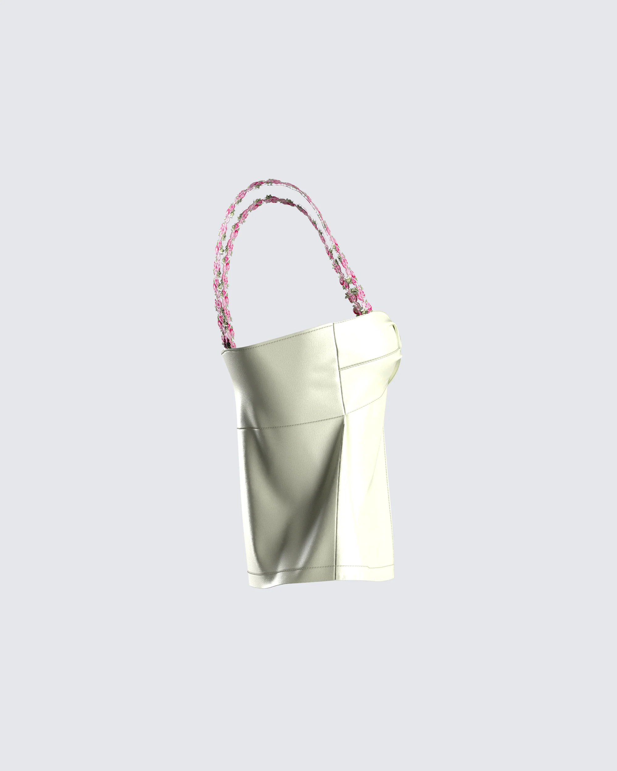 Rosella Olive Satin Twist Top - Image 2