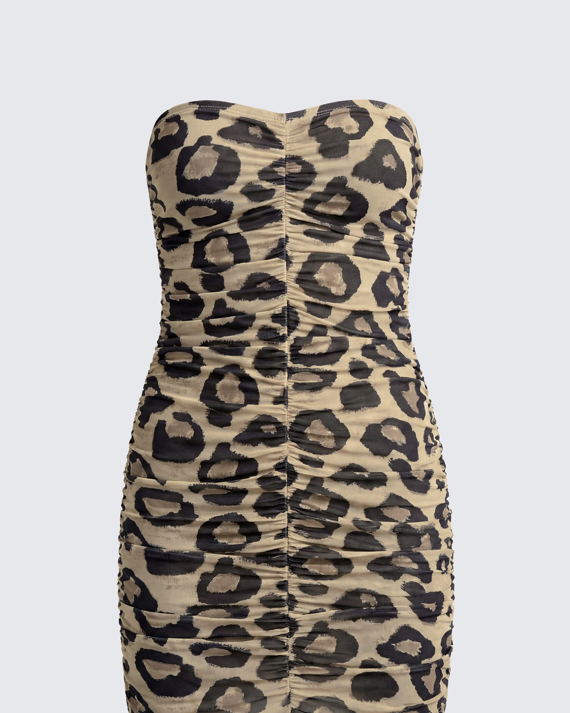 Roxy Multi Gathered Bandeau Dress - Image 6