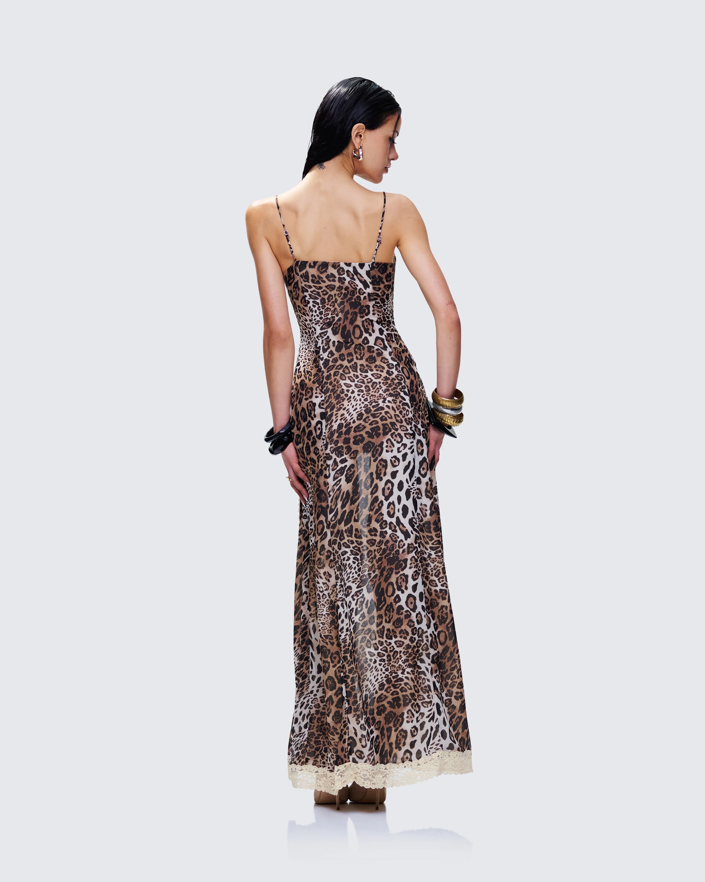 Royan Leopard Print Maxi Dress - Image 7