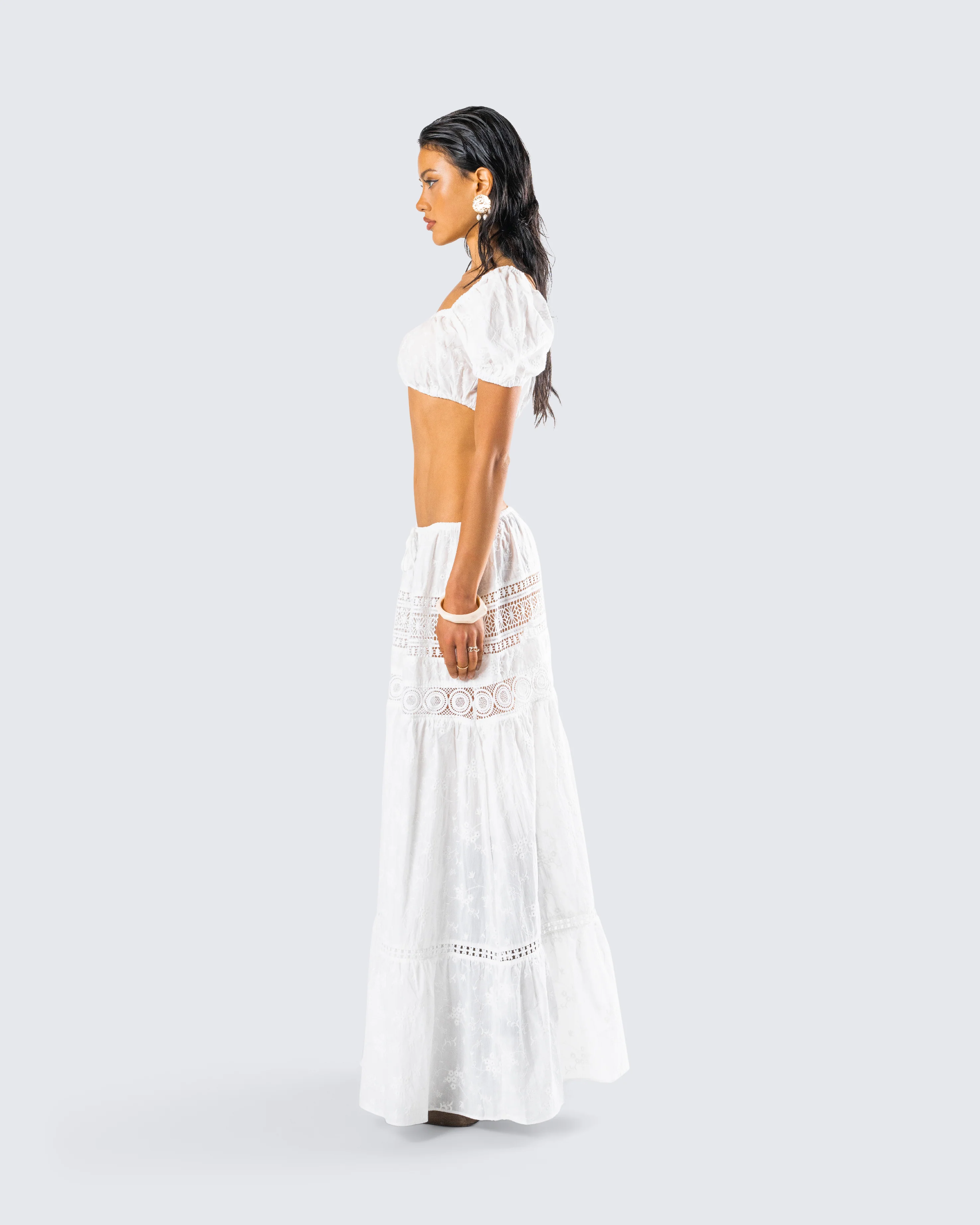 Rue White Floral Set - Image 6