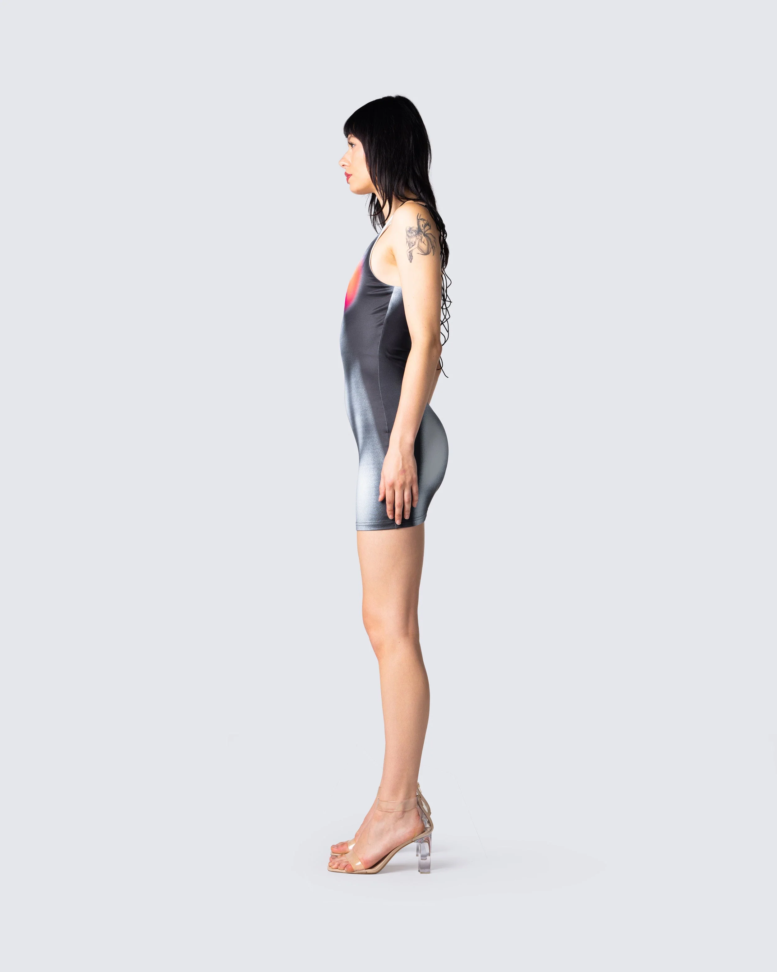 Sabrina Body Print Mini Dress - Image 4