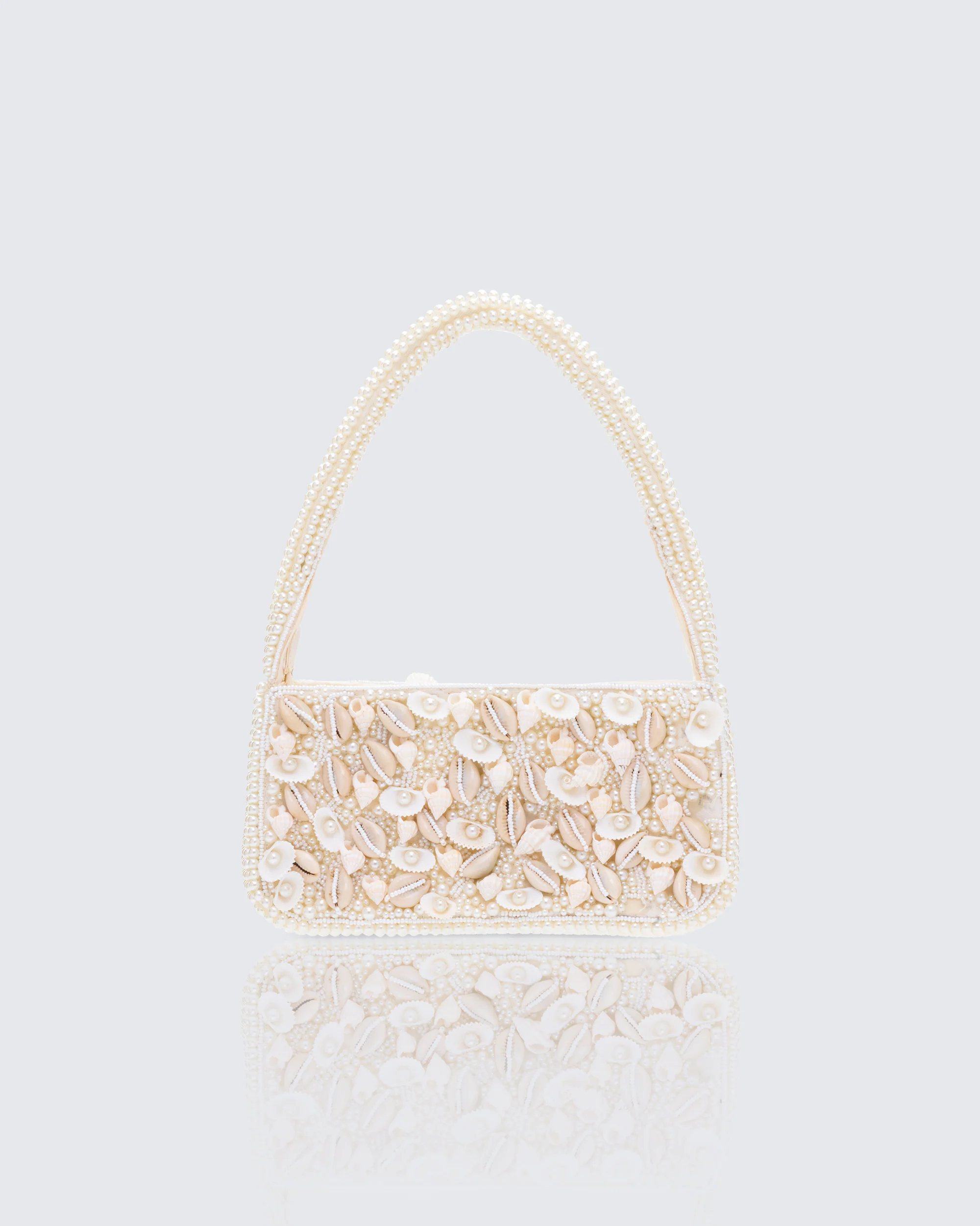 Sadaf Ivory Cowrie Shell Handbag - Image 2