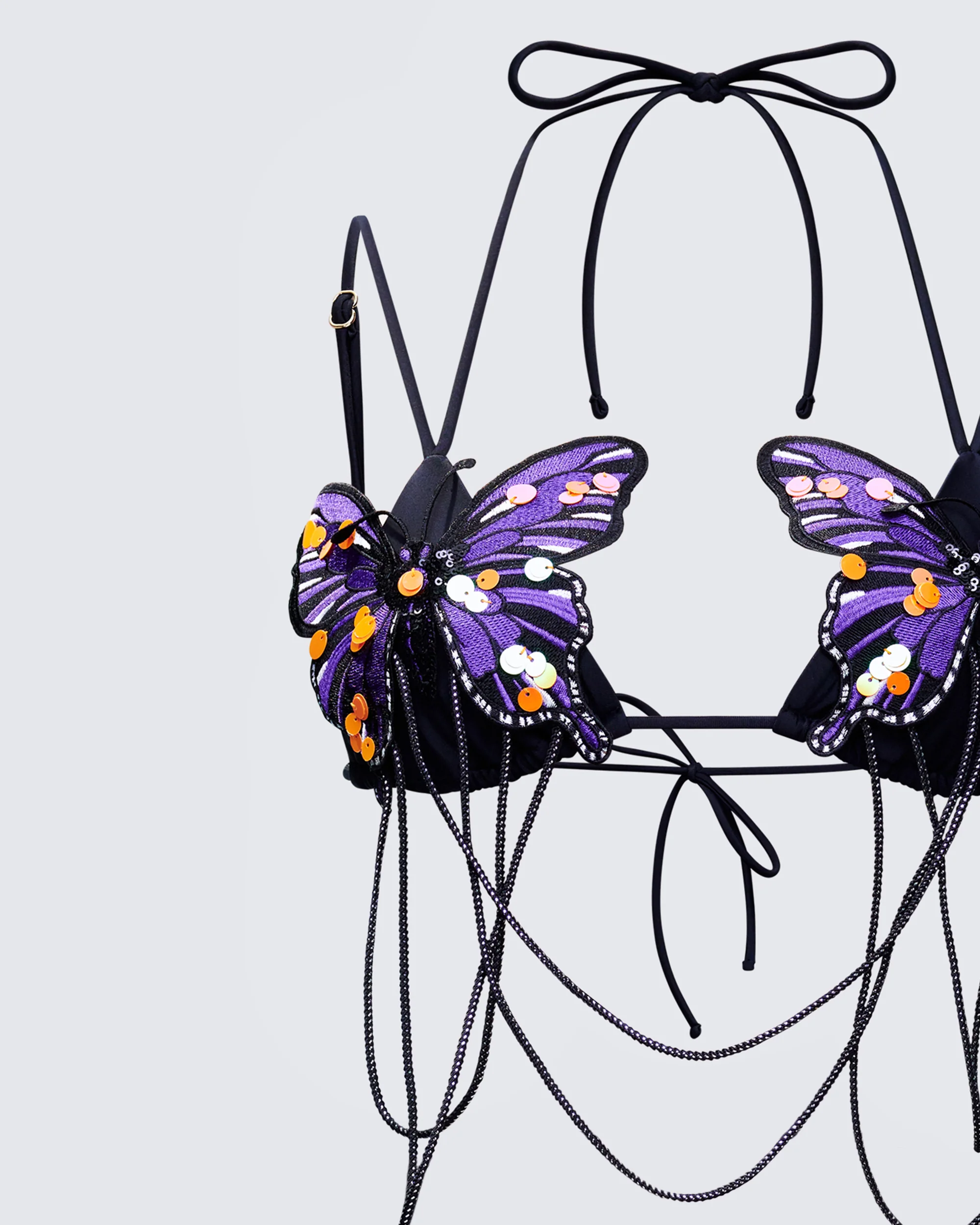 Saffy Butterfly Applique Bikini Top - Image 6