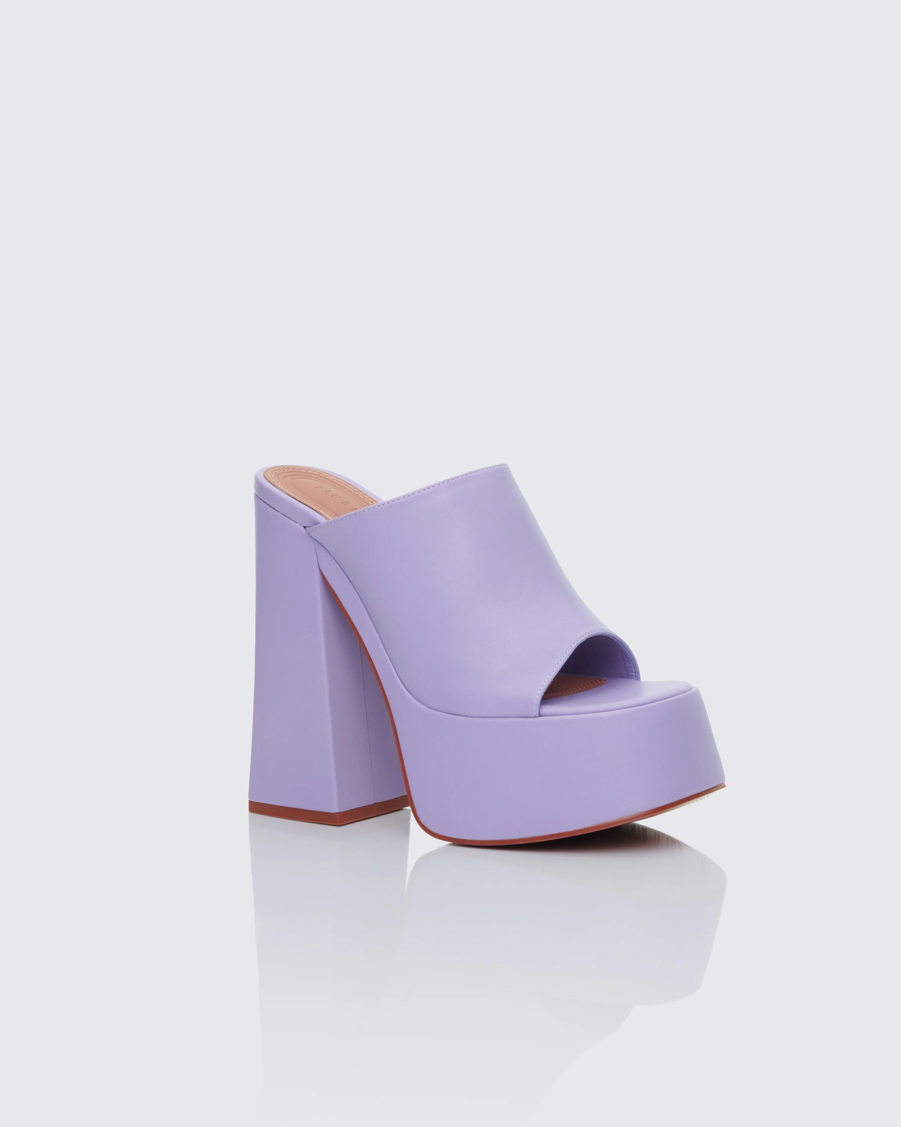 Saige Lilac Open Toe Platform Sandal - Image 2