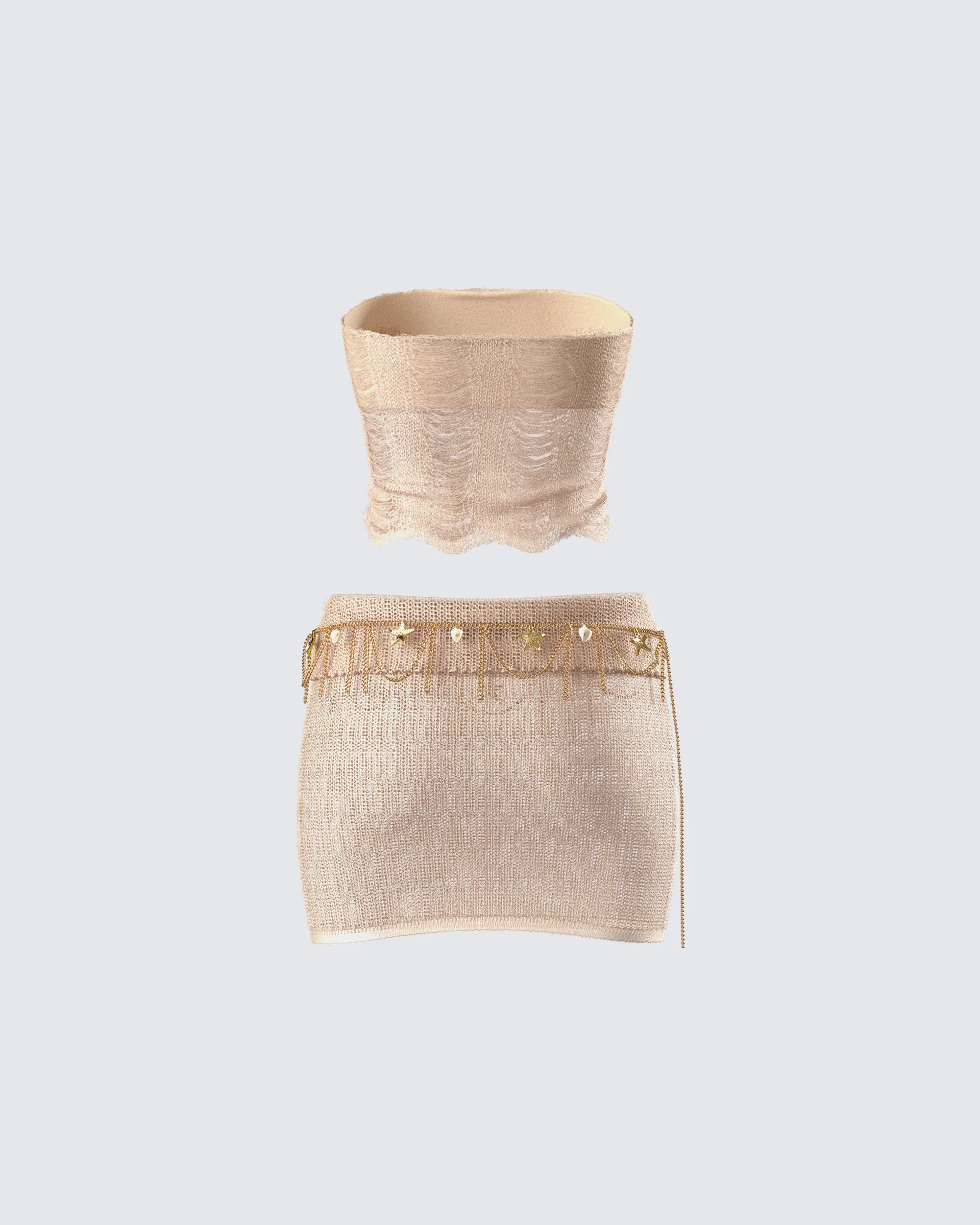 Sakura Gold Knit Set - Image 3