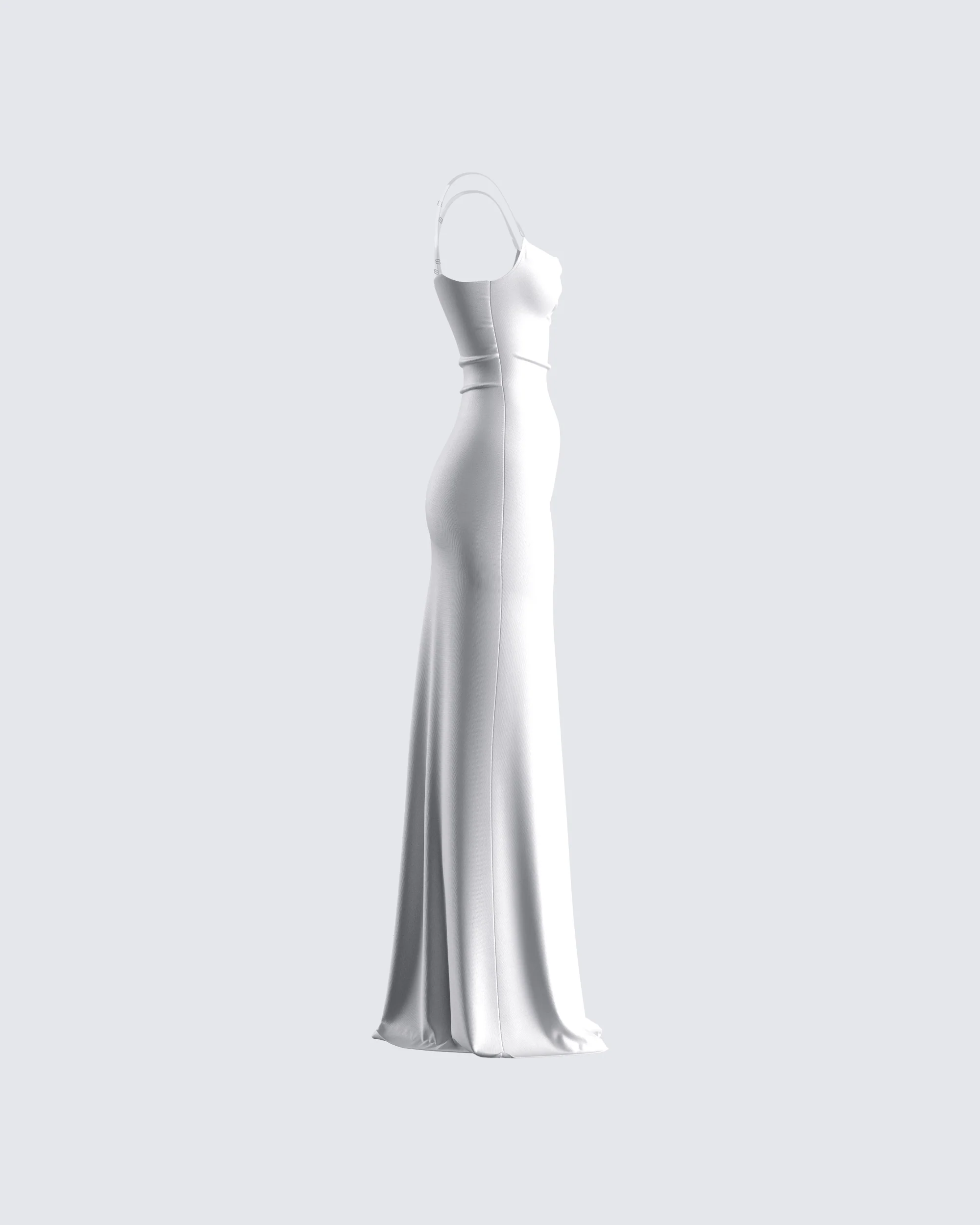 Sana Ivory Cowl Maxi Dress - Image 2