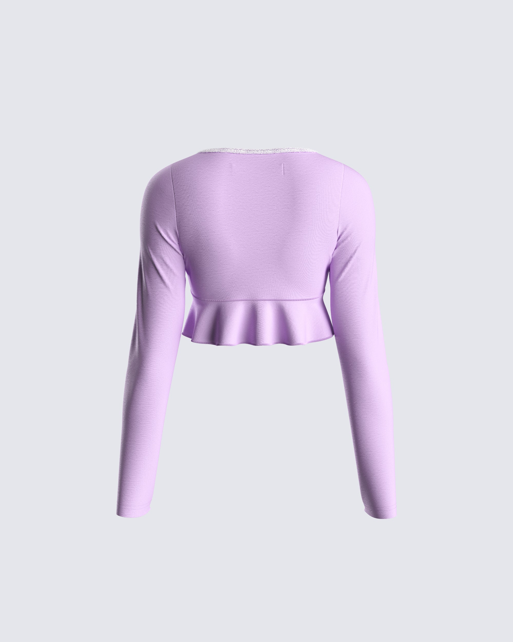 Scout Purple Rib Flyaway Top - Image 3