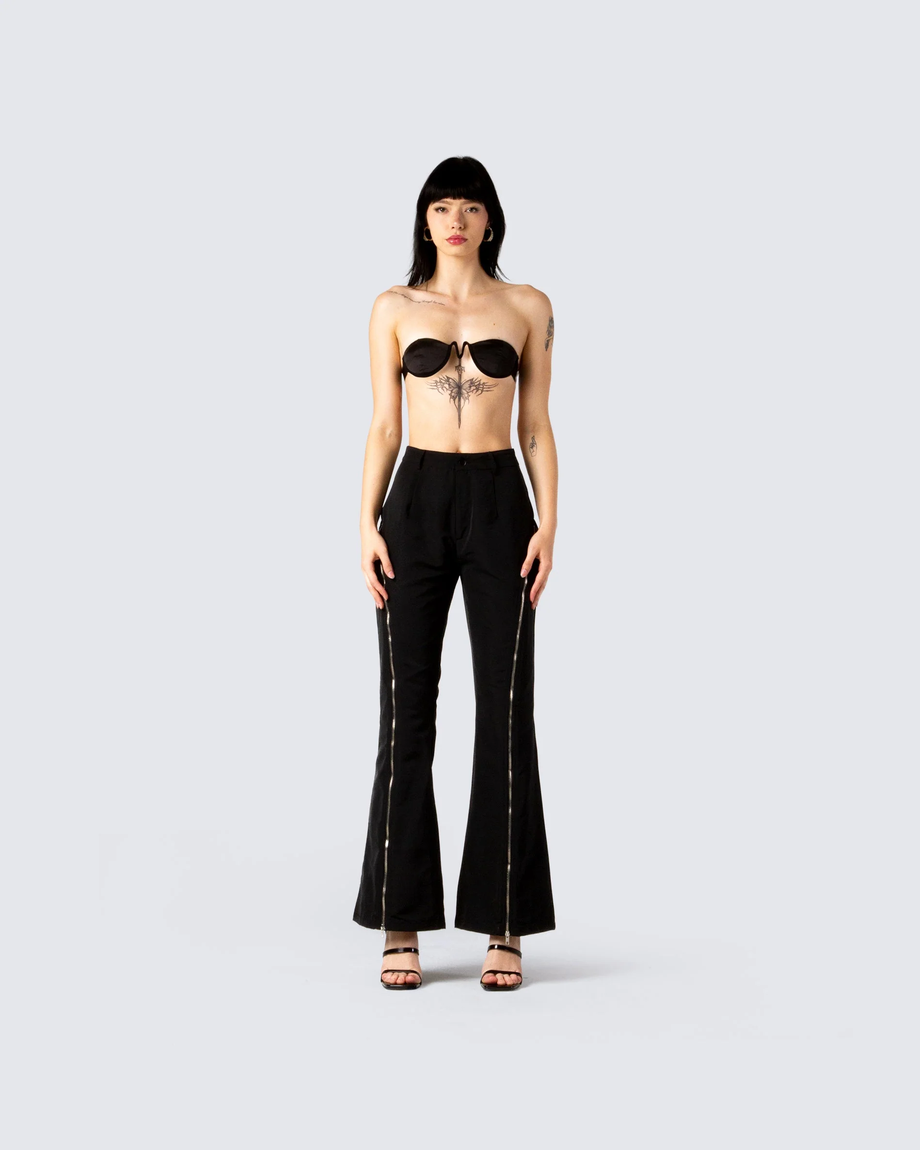 Selma Black W Wire Bra Top - Image 4