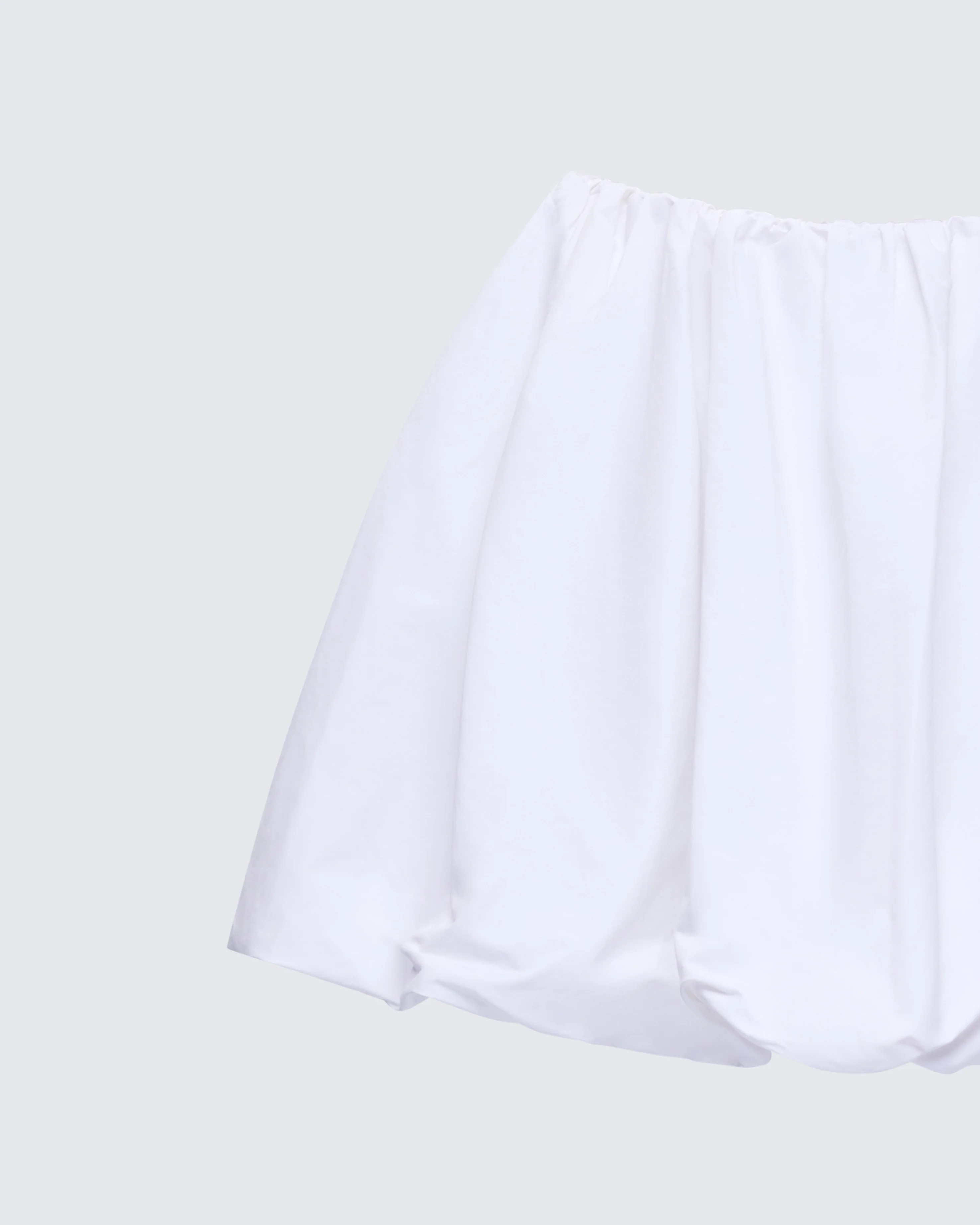 Seona White Bubble Mini Skirt - Image 6