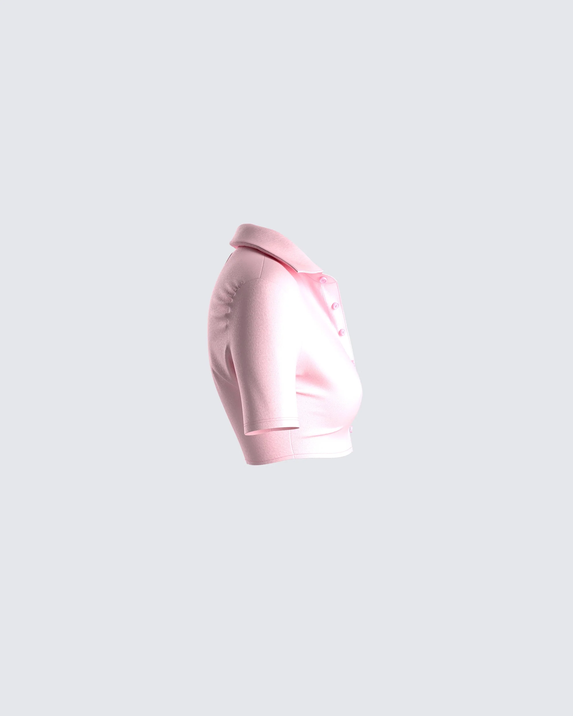 Seraphina Pink Collared Shirt - Image 2
