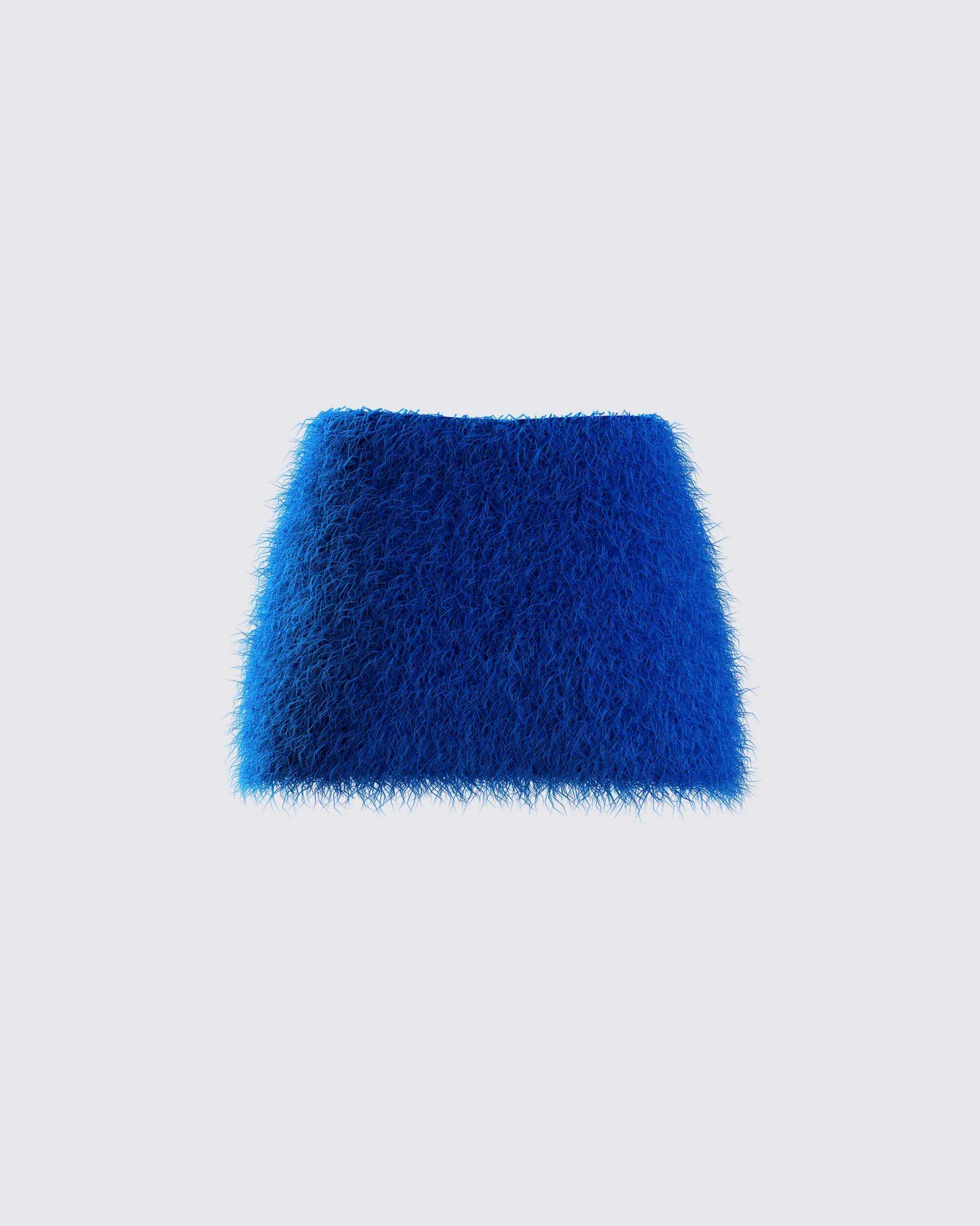 Sierra Blue Fuzzy Skirt - Image 3